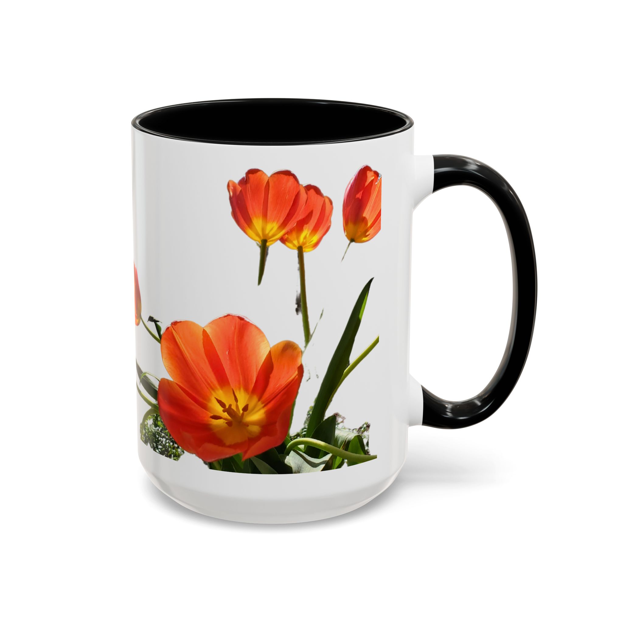 Coffee Mug Tulips on White - Image 10
