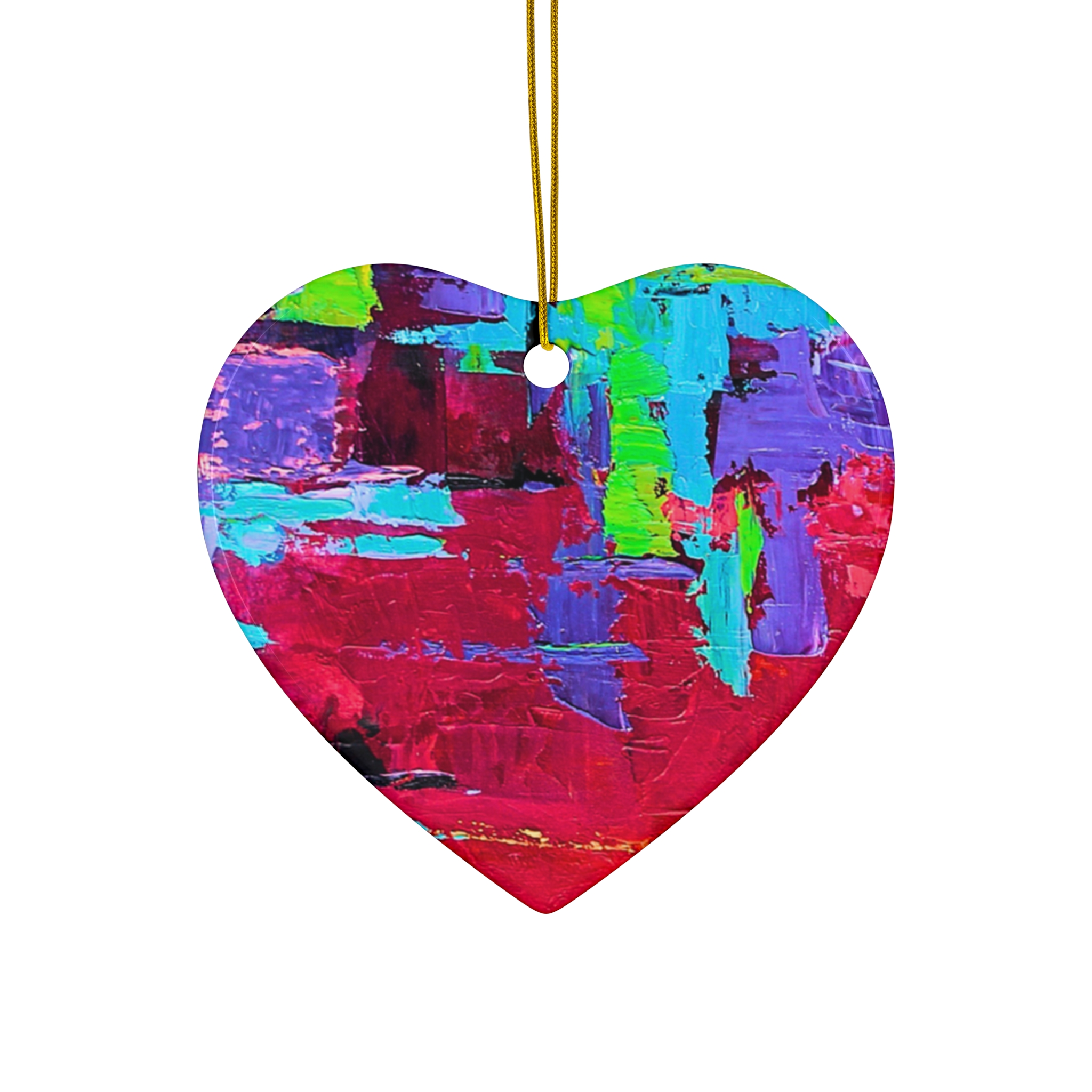 Ornament, Red 4 Shapes - Image 7