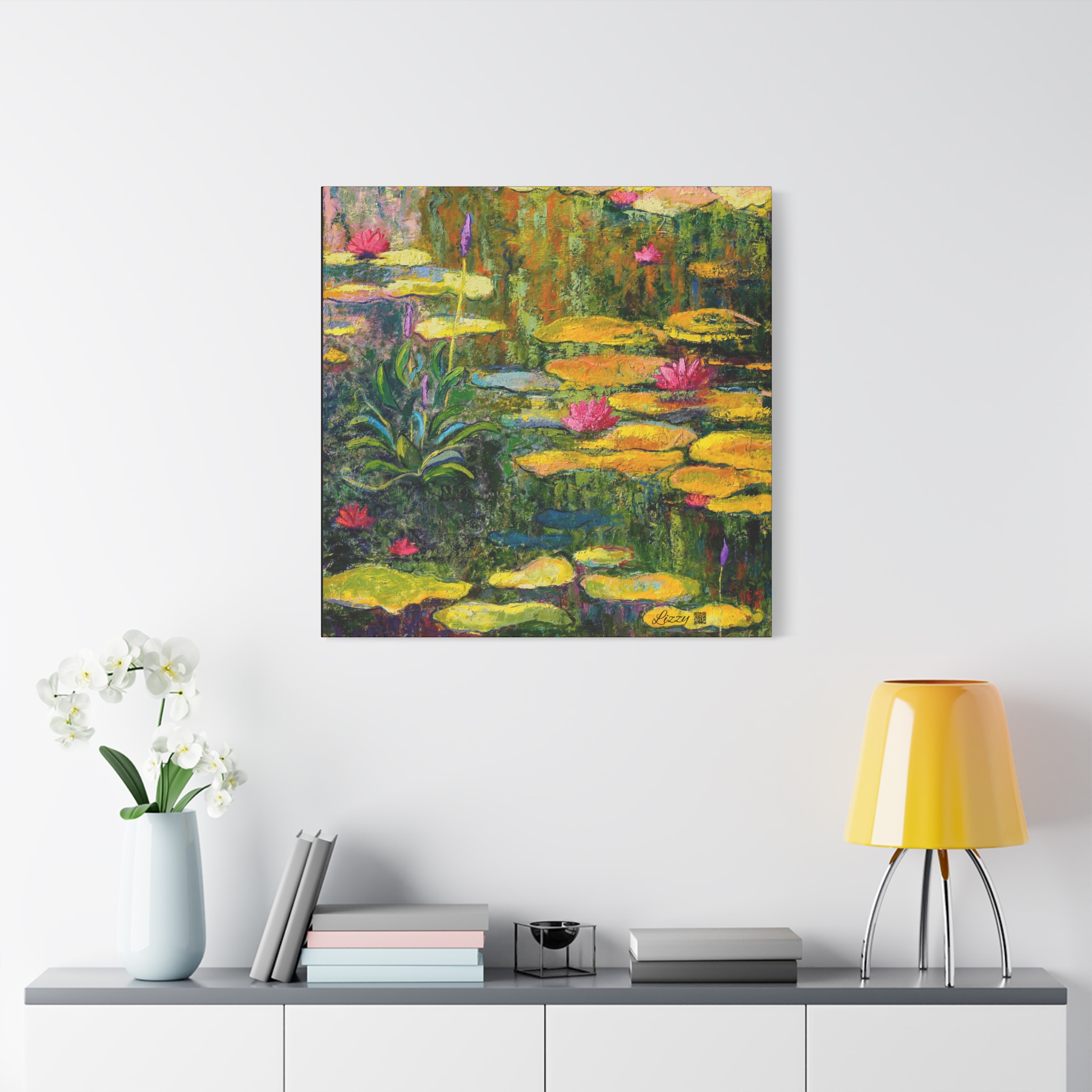 Canvas Print -Impressionistic Waterlilies - Image 23