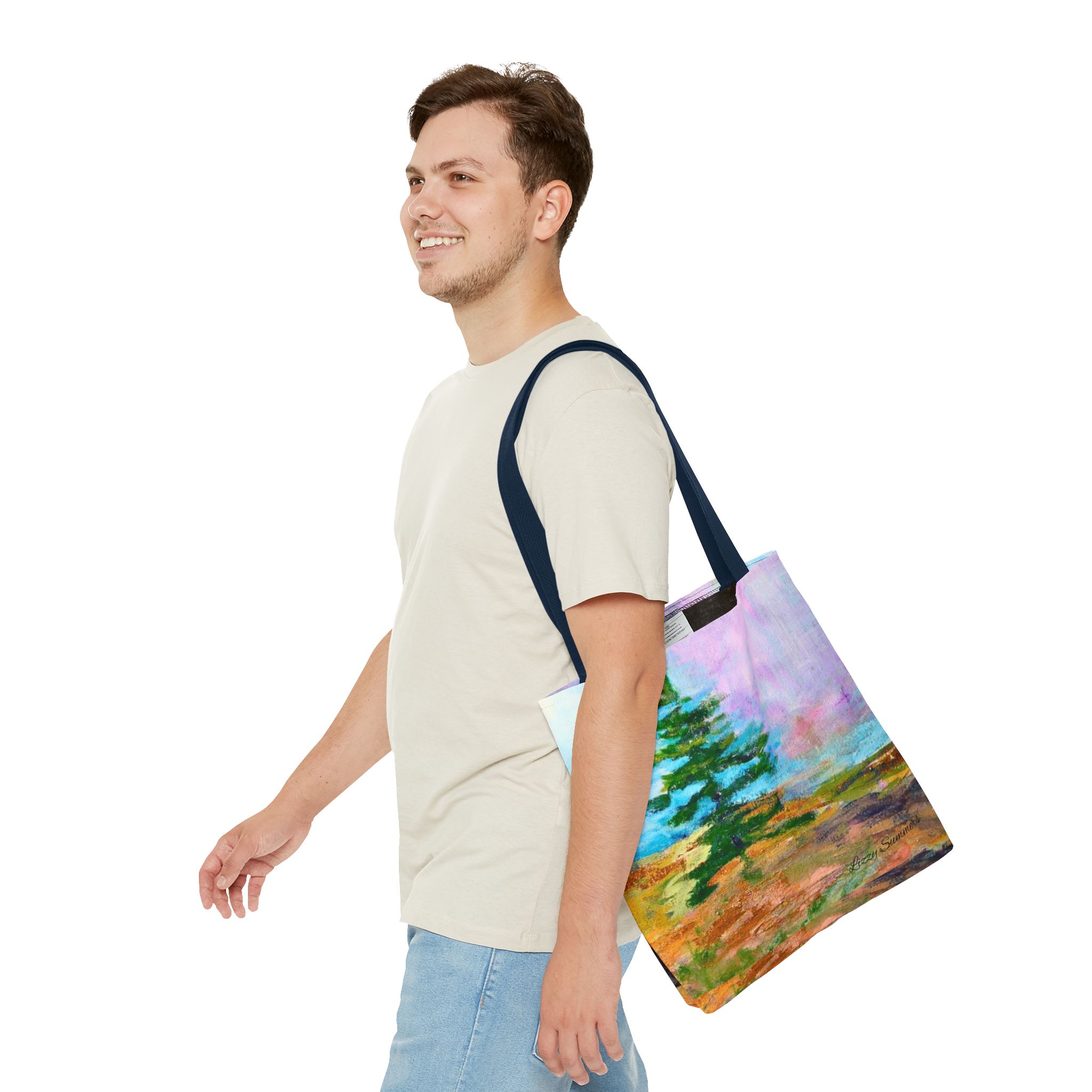 Nature-Inspired Tote Bag with Original Tree Painting by Elisabeth Summers - Image 55
