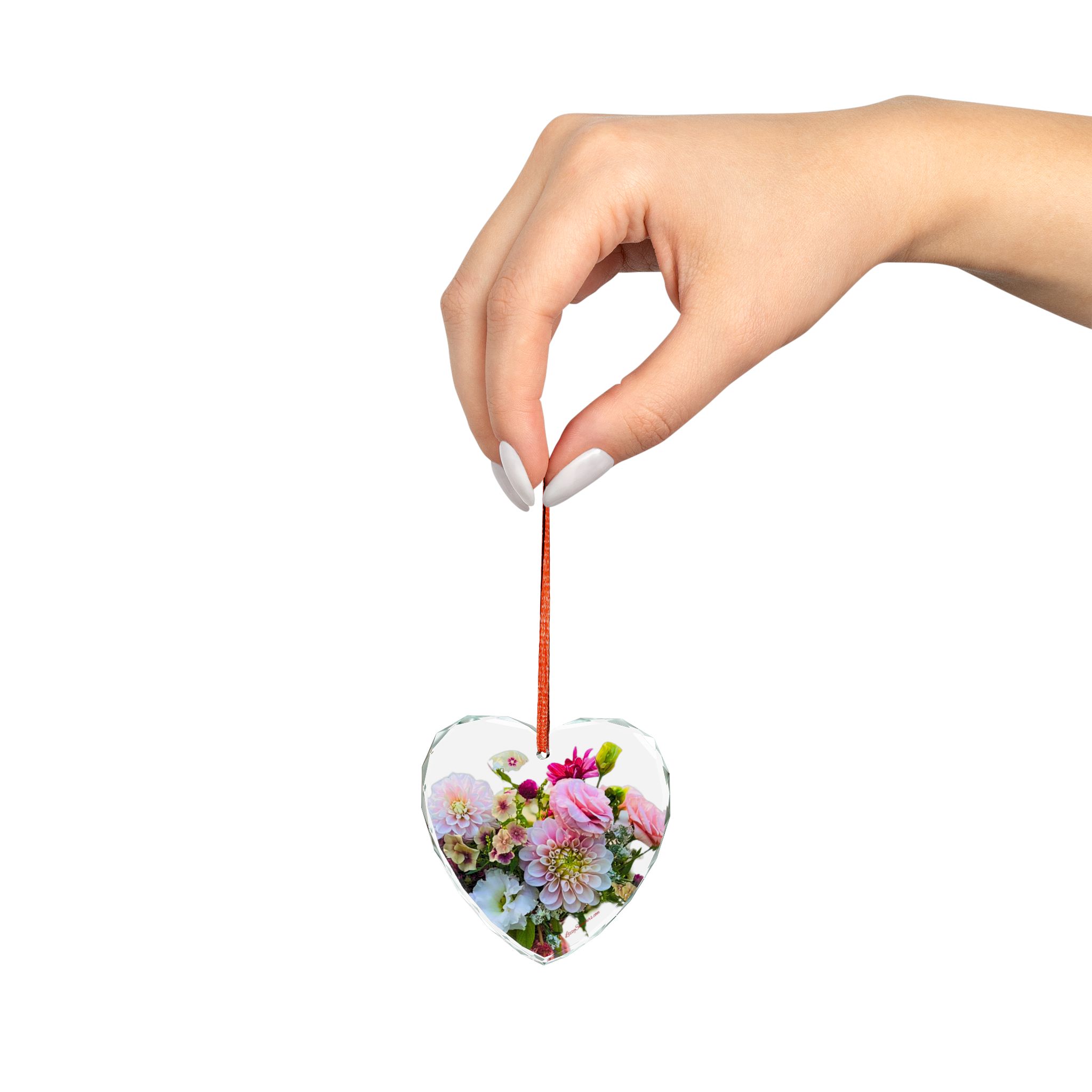 Glass Ornament Flower Bouquet - Image 4
