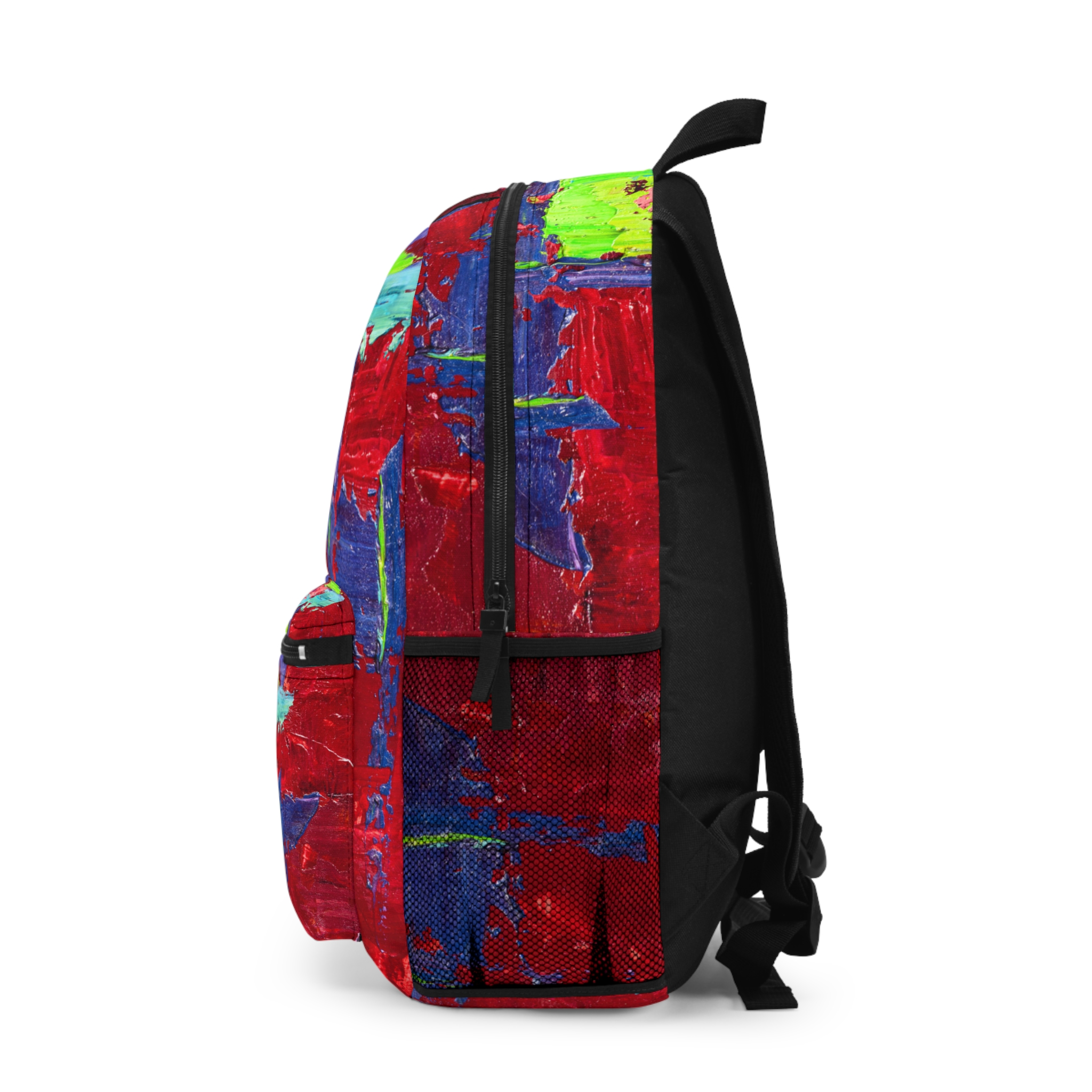 Backpack Bold Red and Sky Blue - Image 3