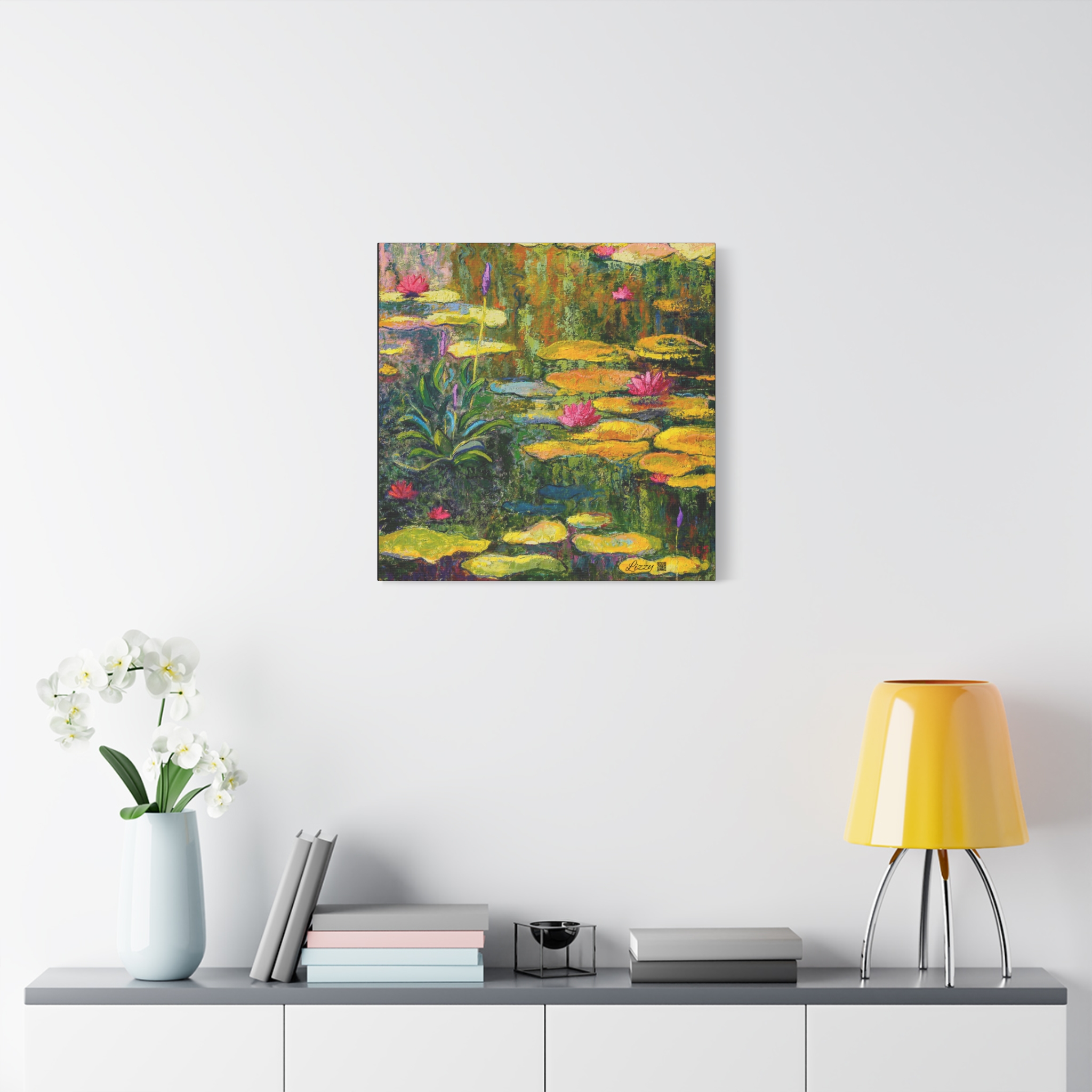 Canvas Print -Impressionistic Waterlilies - Image 19