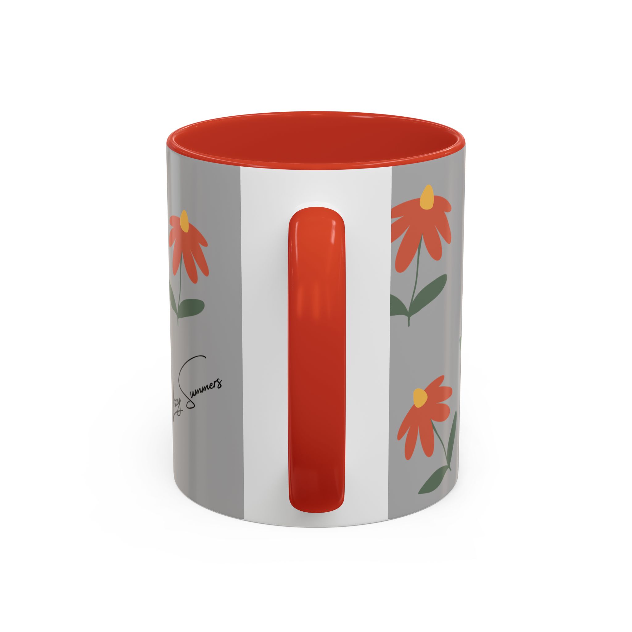 Coffee Mug Lady Reflecting on Gre - Image 12