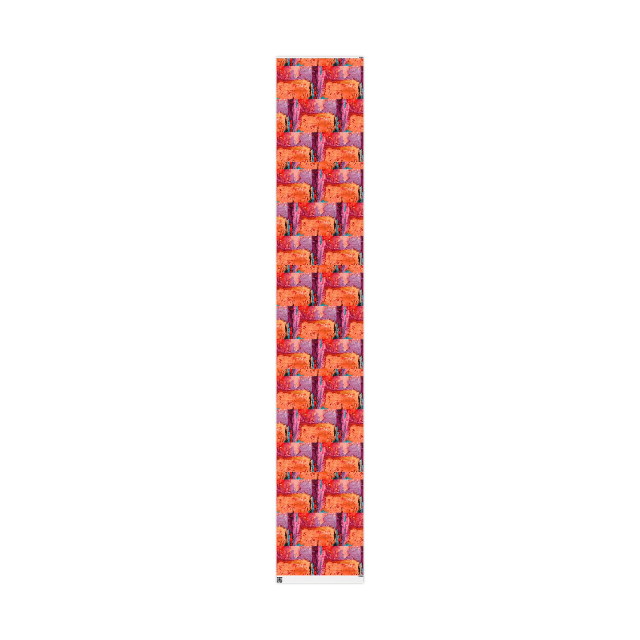Wrapping Paper Warm Orange and Red Abstract - Image 17