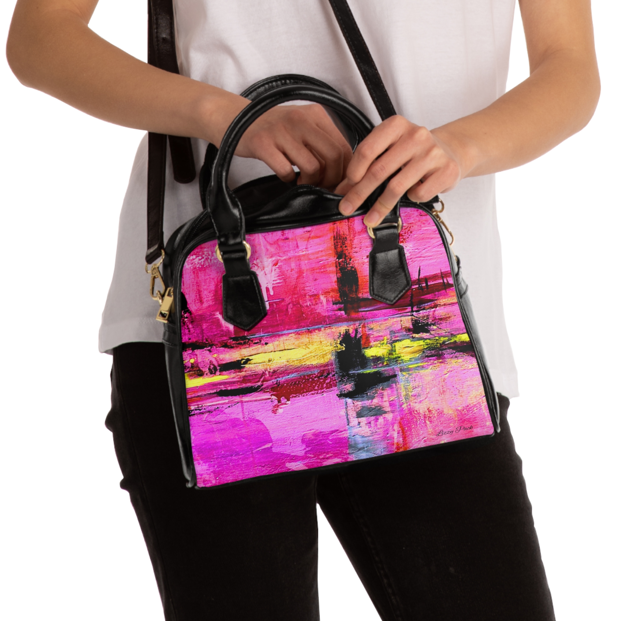 Hot Pink Handbag - Image 4