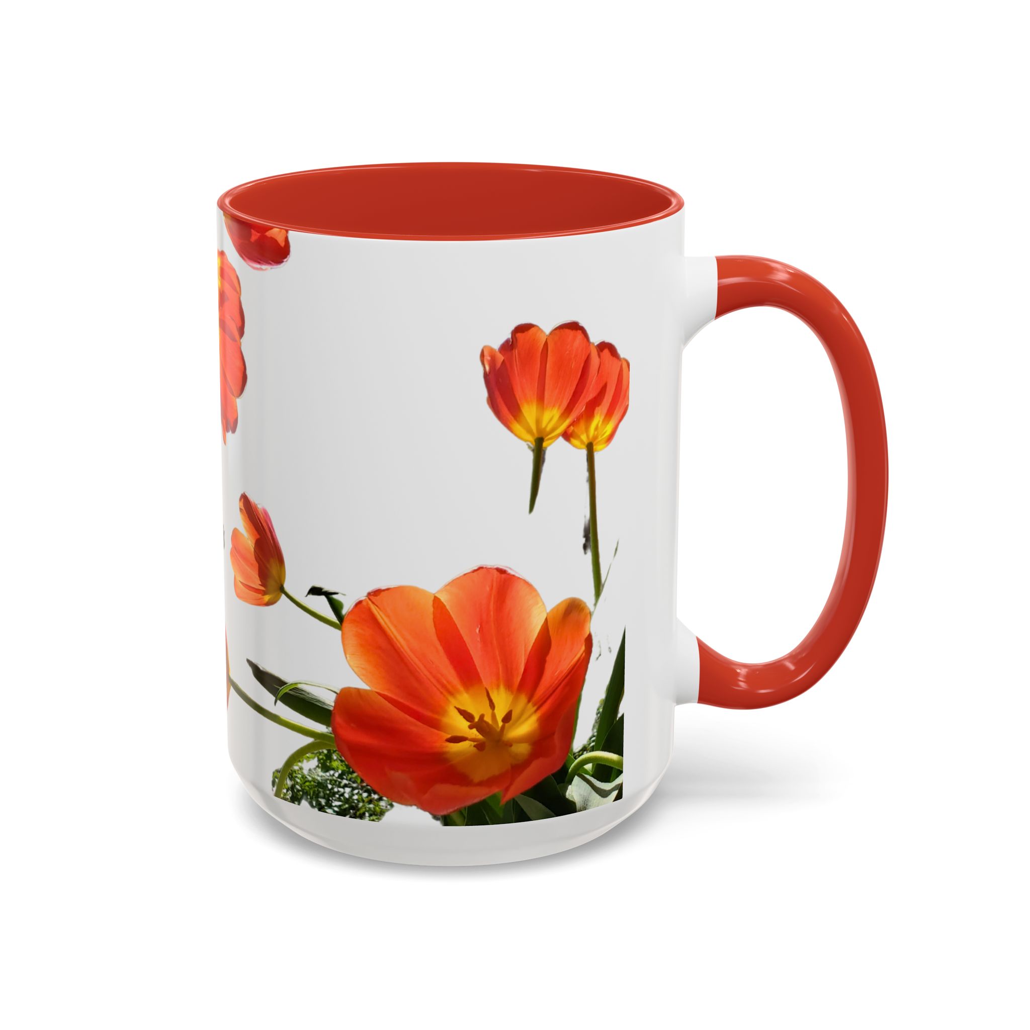 Coffee Mug Orange Tulips - Image 14