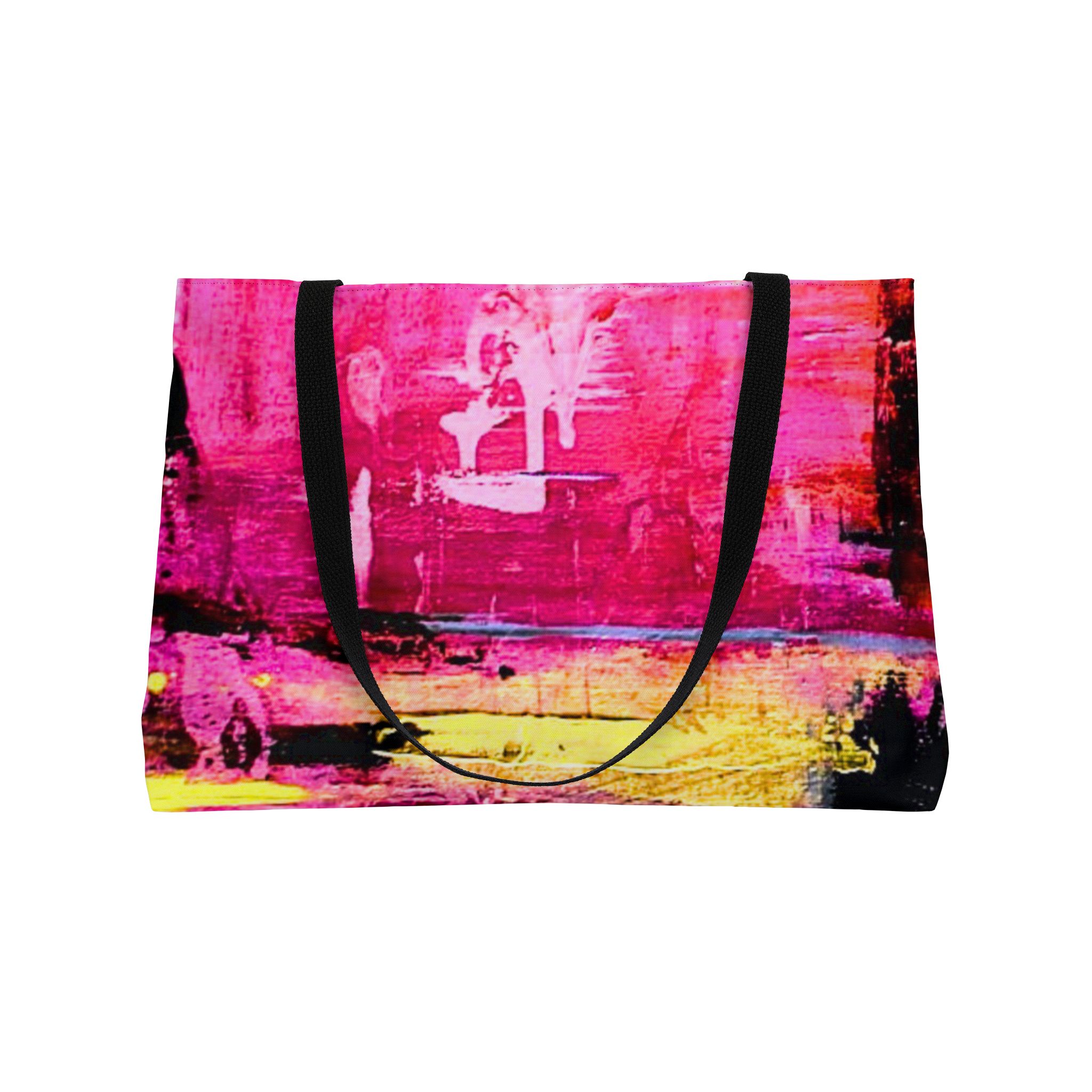 Weekender Tote Bag Hot Pink - Image 3