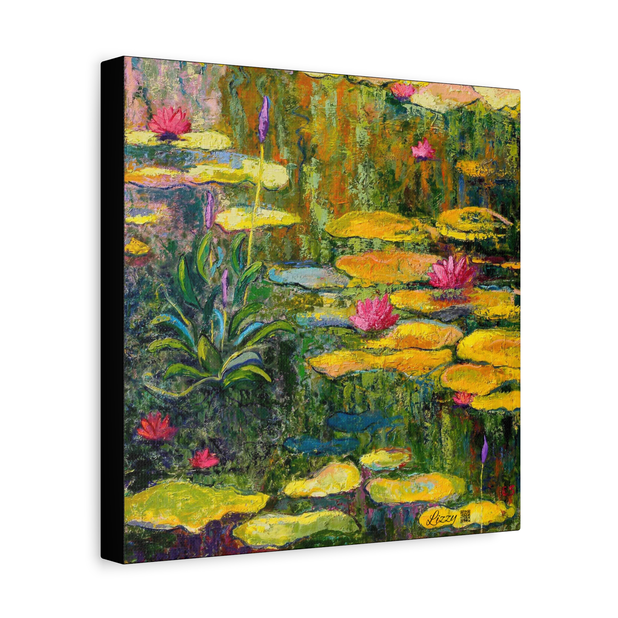 Canvas Print -Impressionistic Waterlilies - Image 10