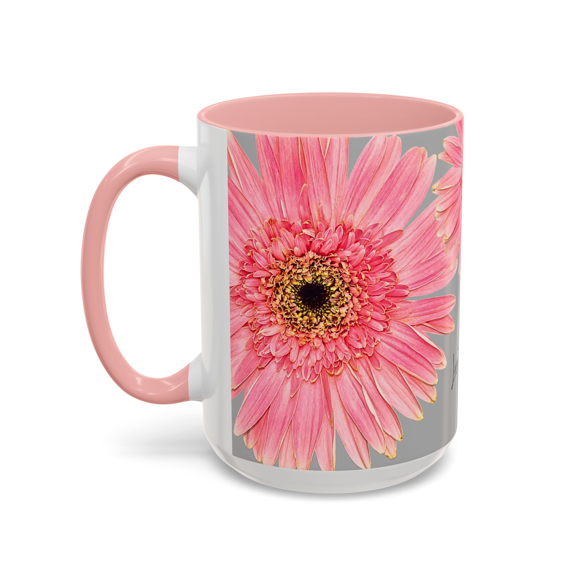 Coffee Mug Pink Flower - Image 15