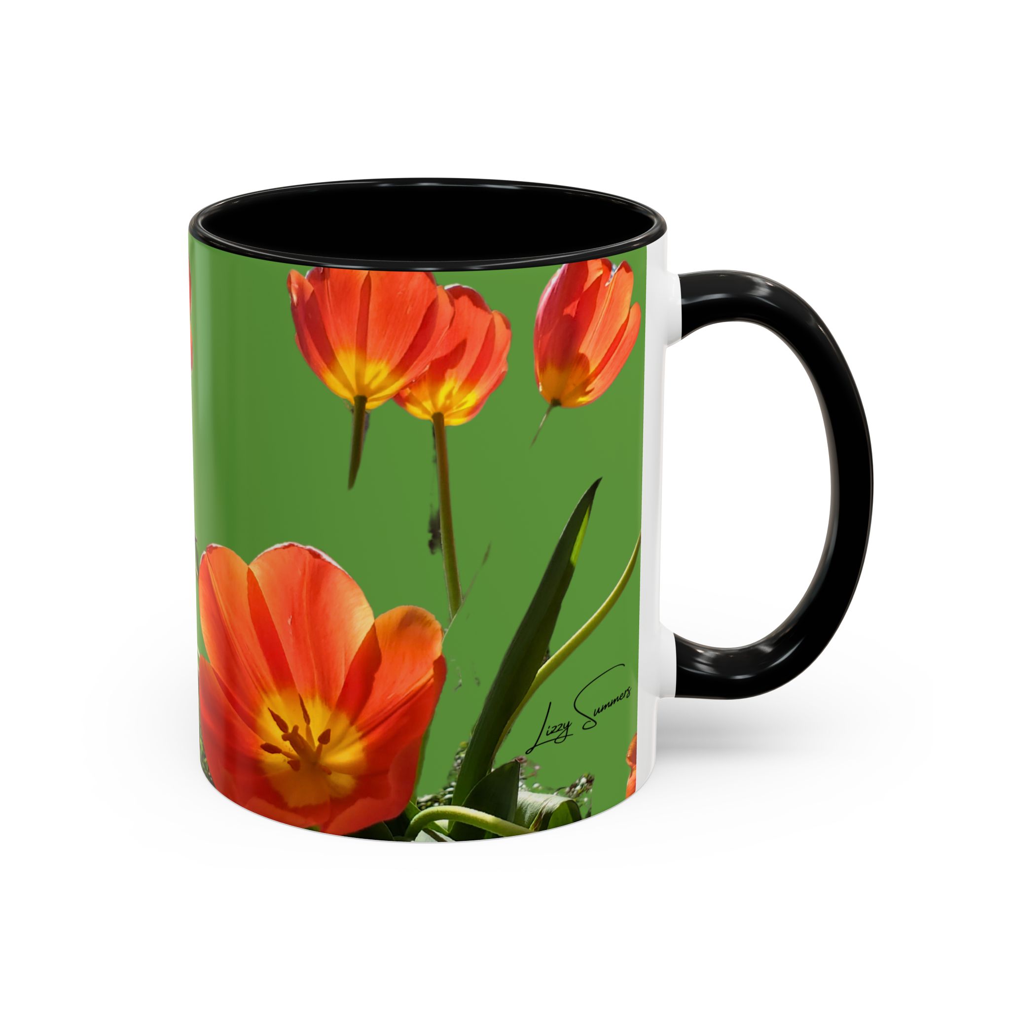 Mug, Floral Coffee Cup Gift, Spring Flower Tea Mug, Cute Kitchen Decor, Mother's Day Present, Teacher Appreciation Gift - Image 3