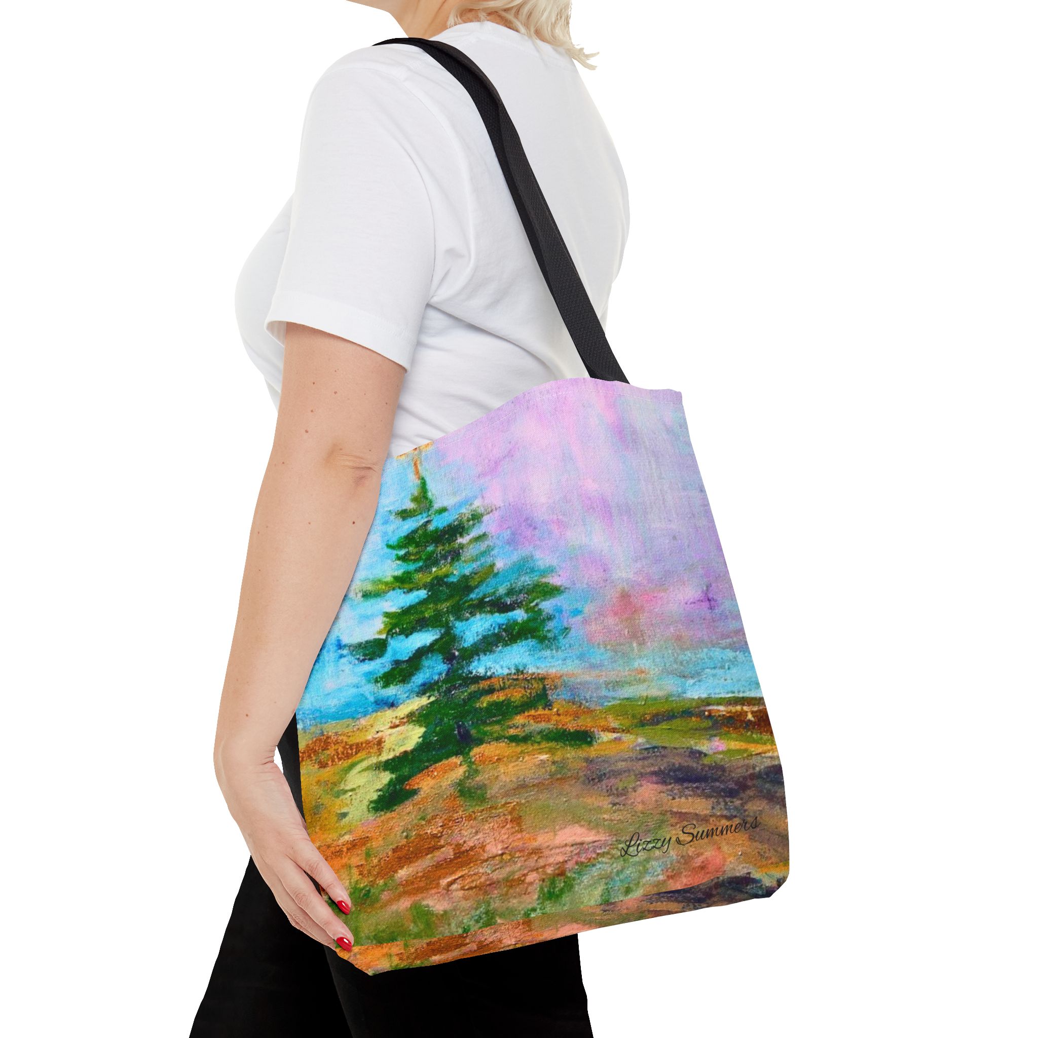 Nature-Inspired Tote Bag with Original Tree Painting by Elisabeth Summers - Image 8