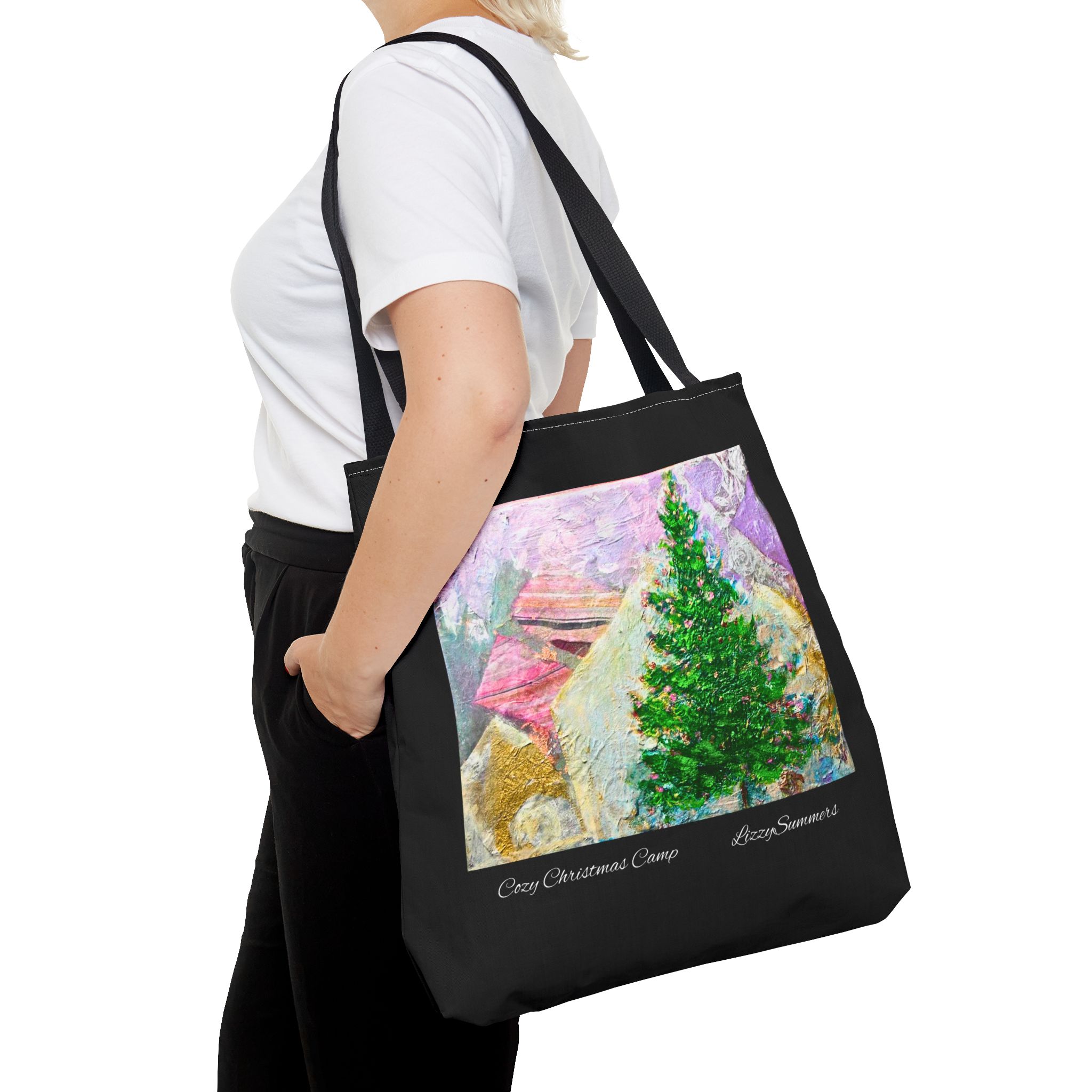 Tree Painting Tote Bag - Nature-Inspired Charm for Nature Lovers and Art Enthusiasts - Image 12