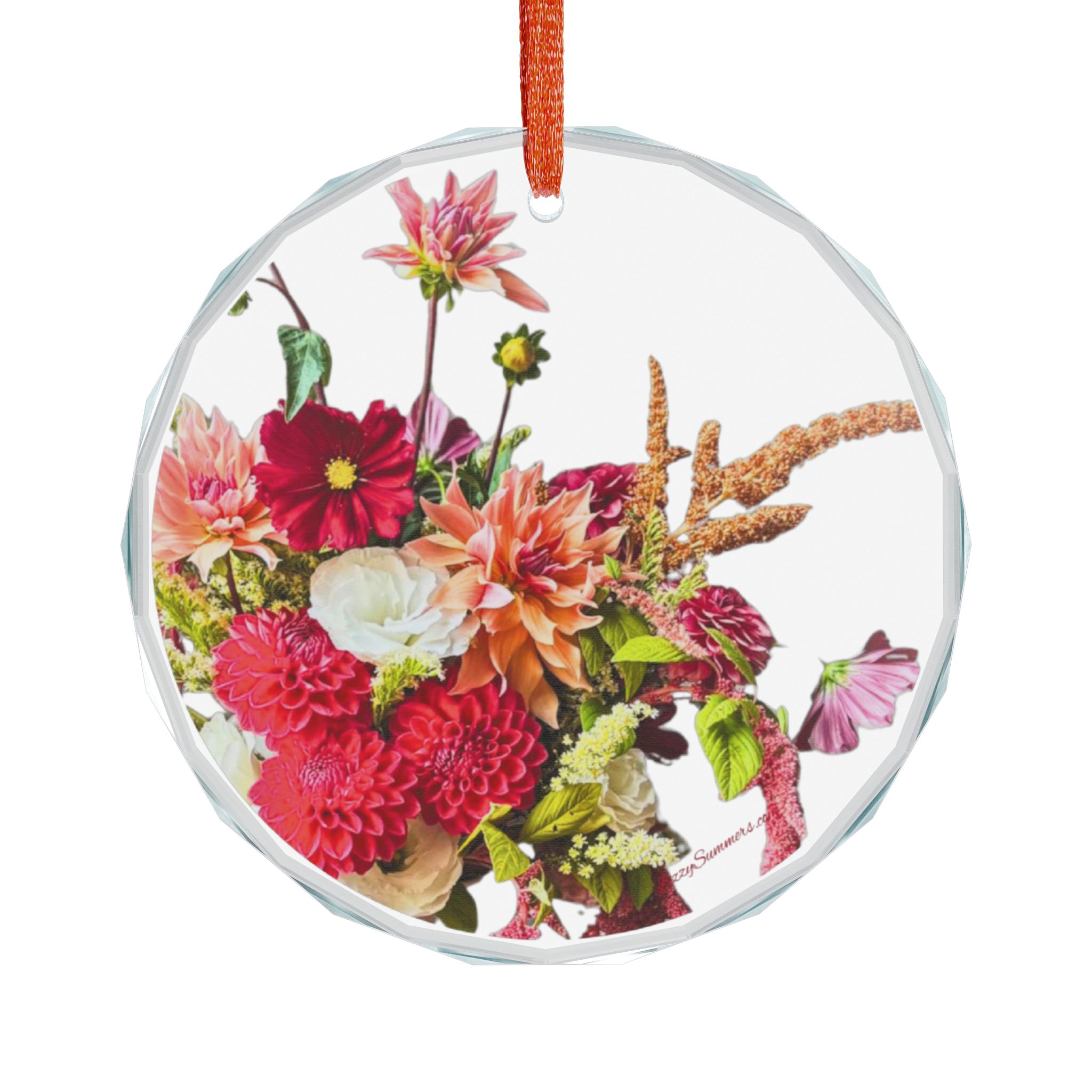 Glass Ornament Flower Bouquet #2 - Image 5