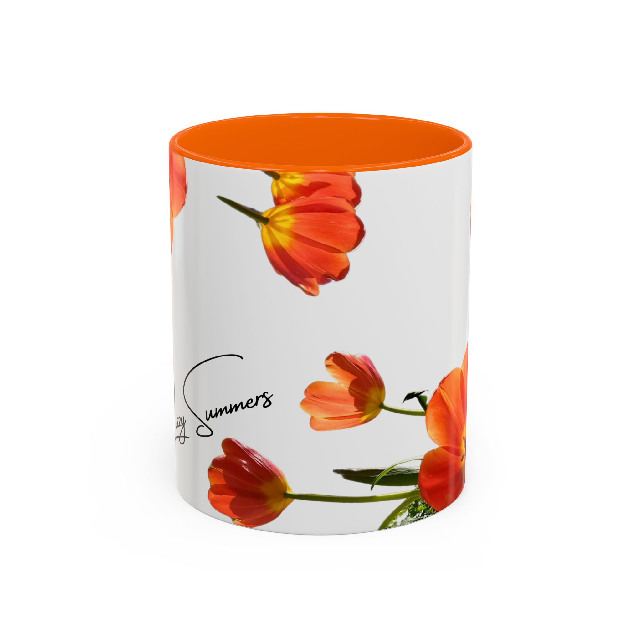 Coffee Mug Orange Tulips - Image 17