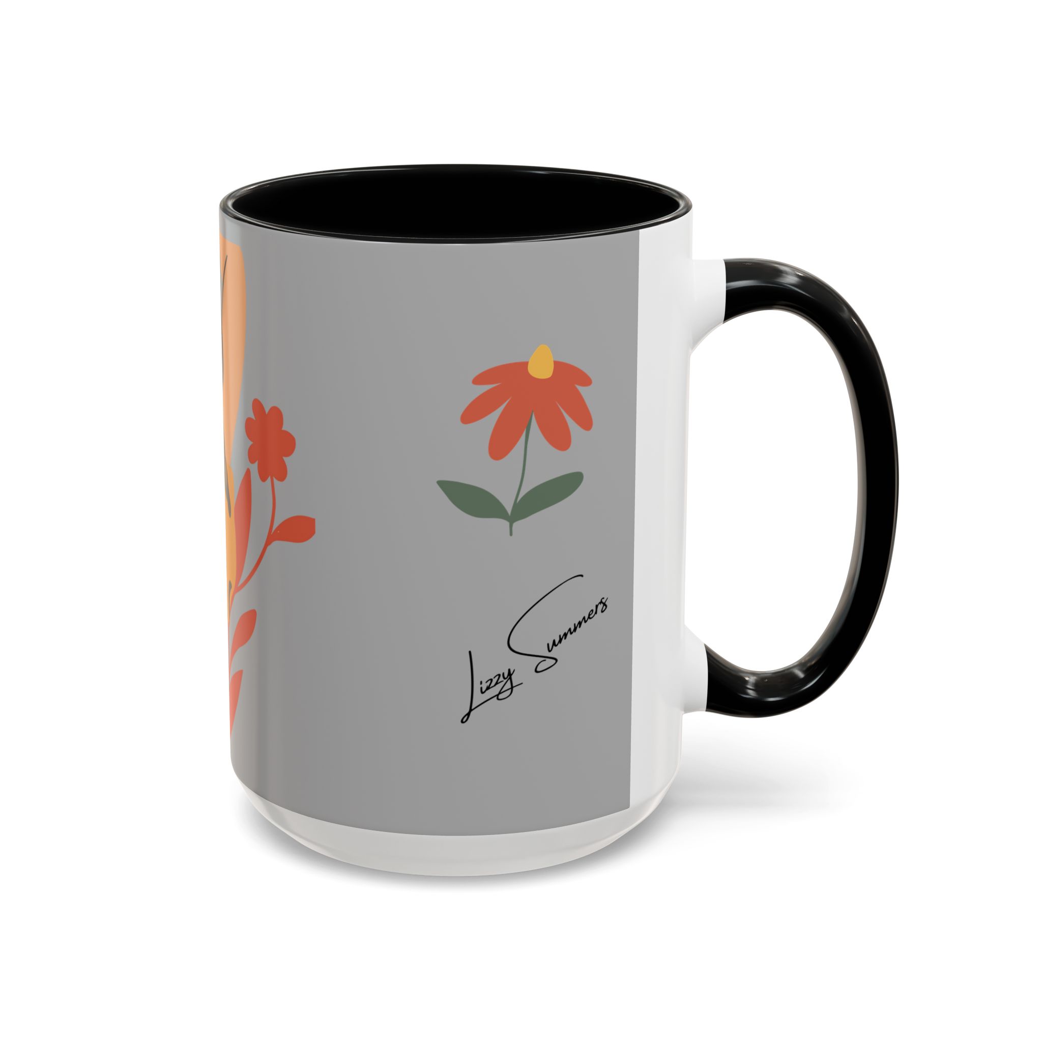 Coffee Mug Lady Reflecting on Gre - Image 14