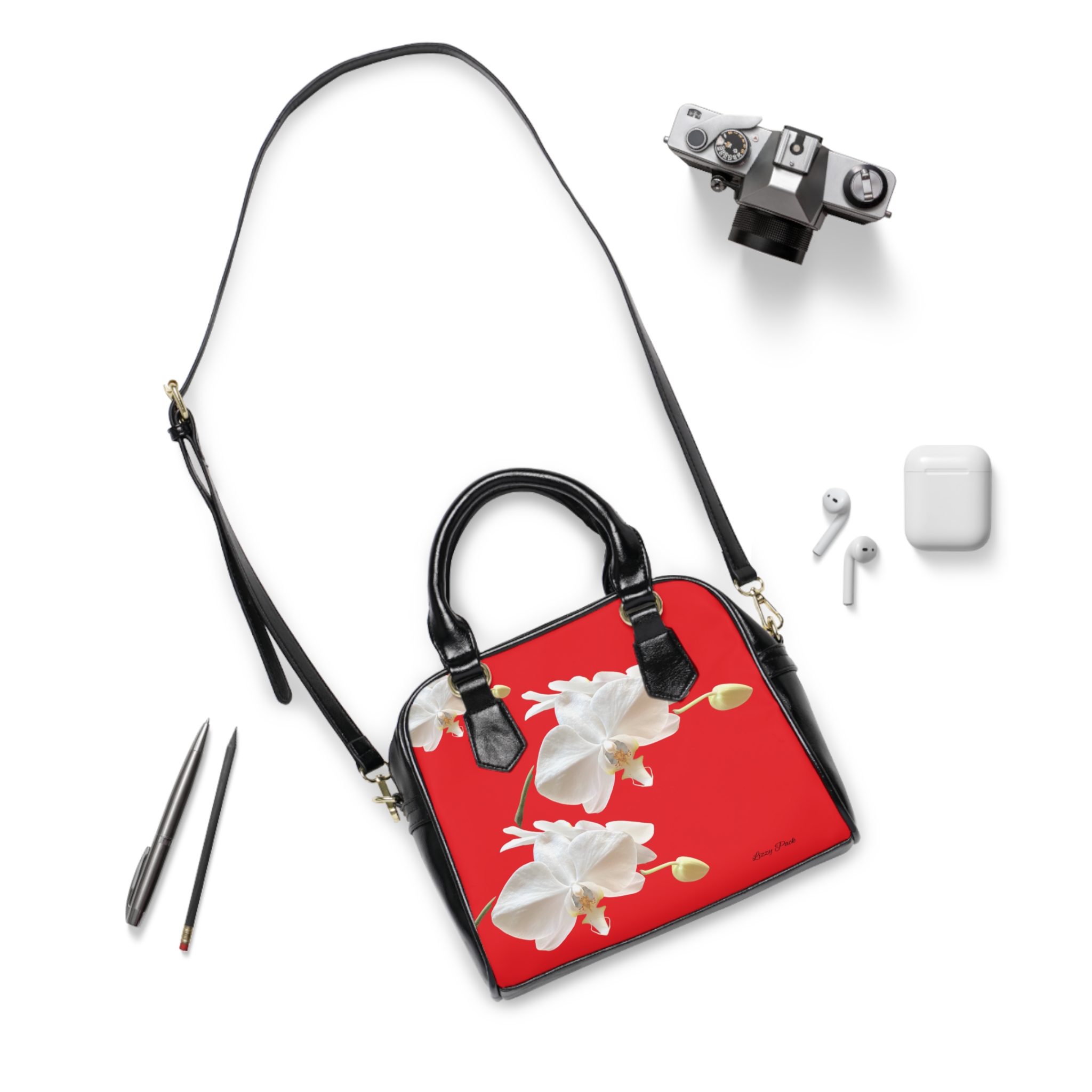 Orchid Red Handbag - Image 3