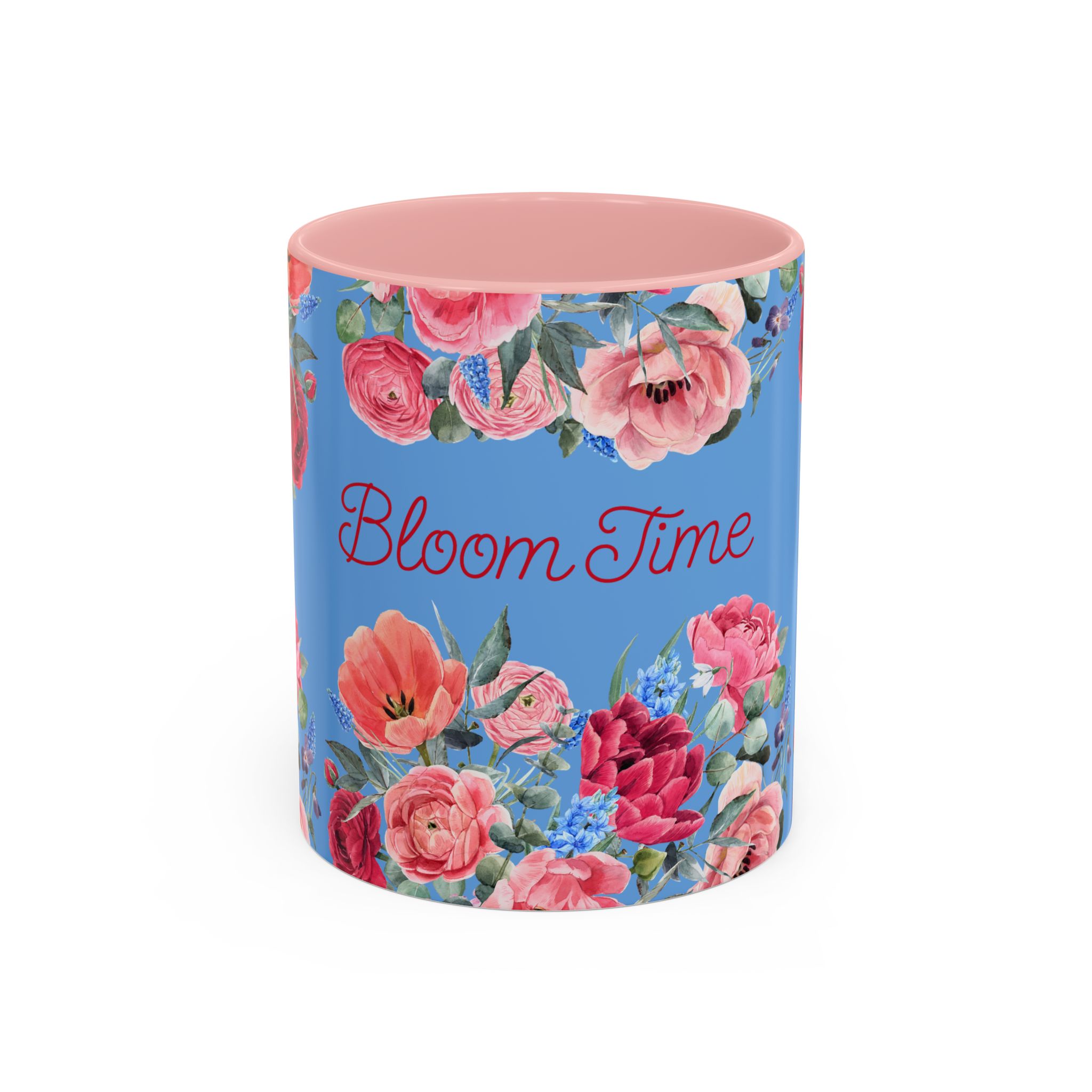 Coffee Mug  Bloom Time Blue - Image 5