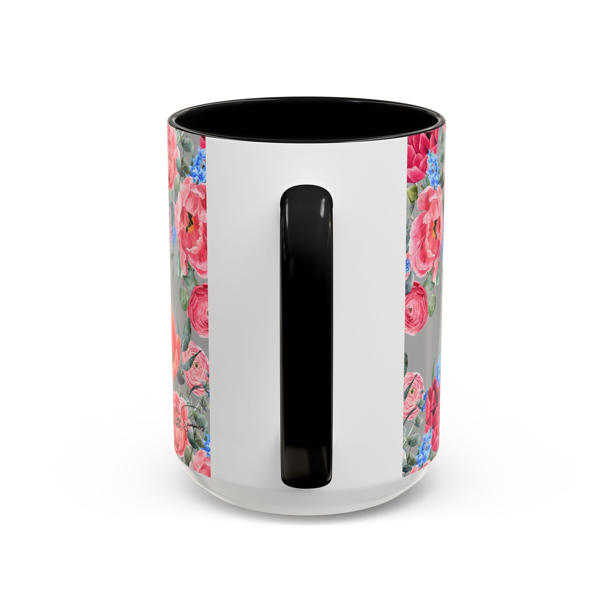 Bloom Time Grey Accent Coffee Mug - Image 16