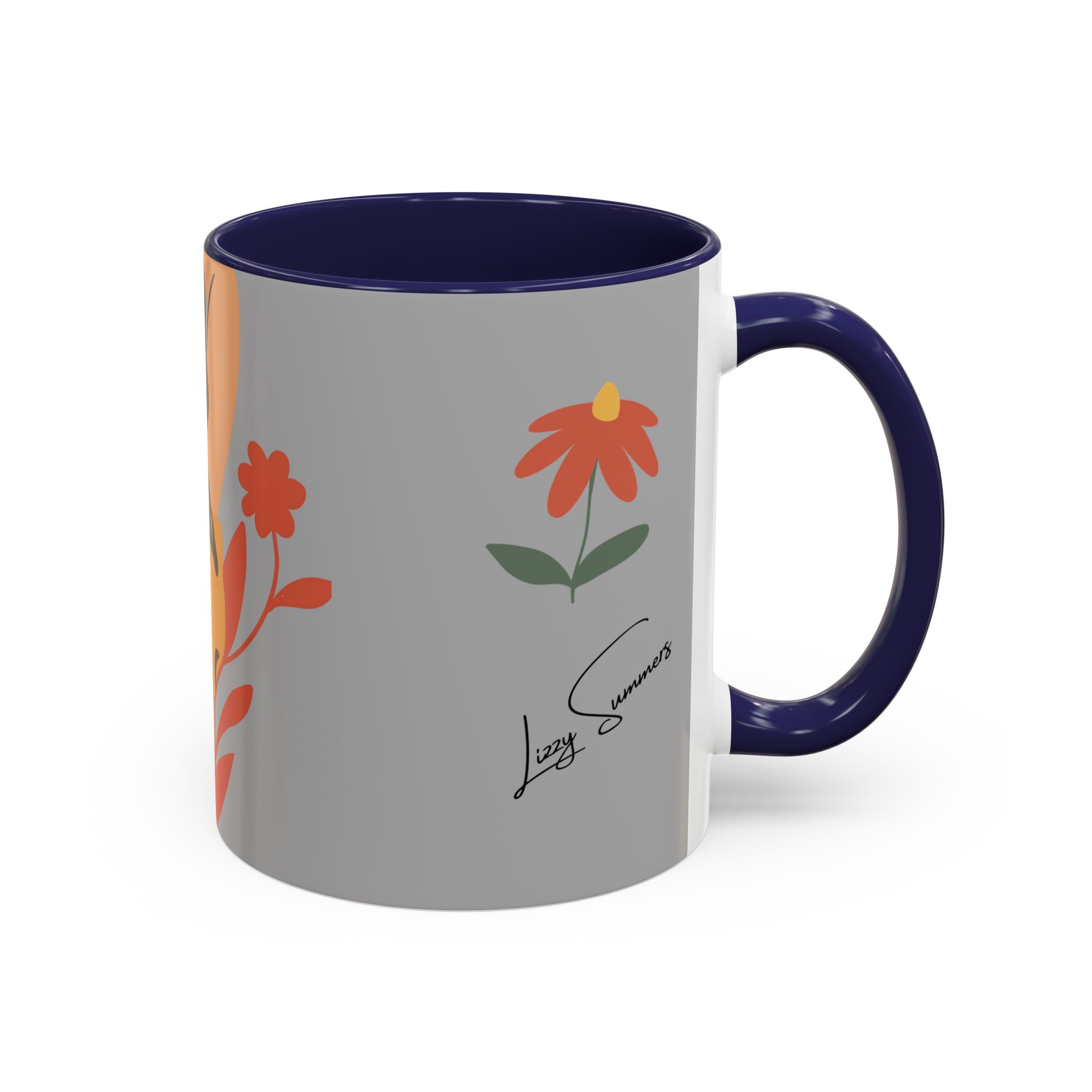 Coffee Mug Lady Reflecting on Gre - Image 6