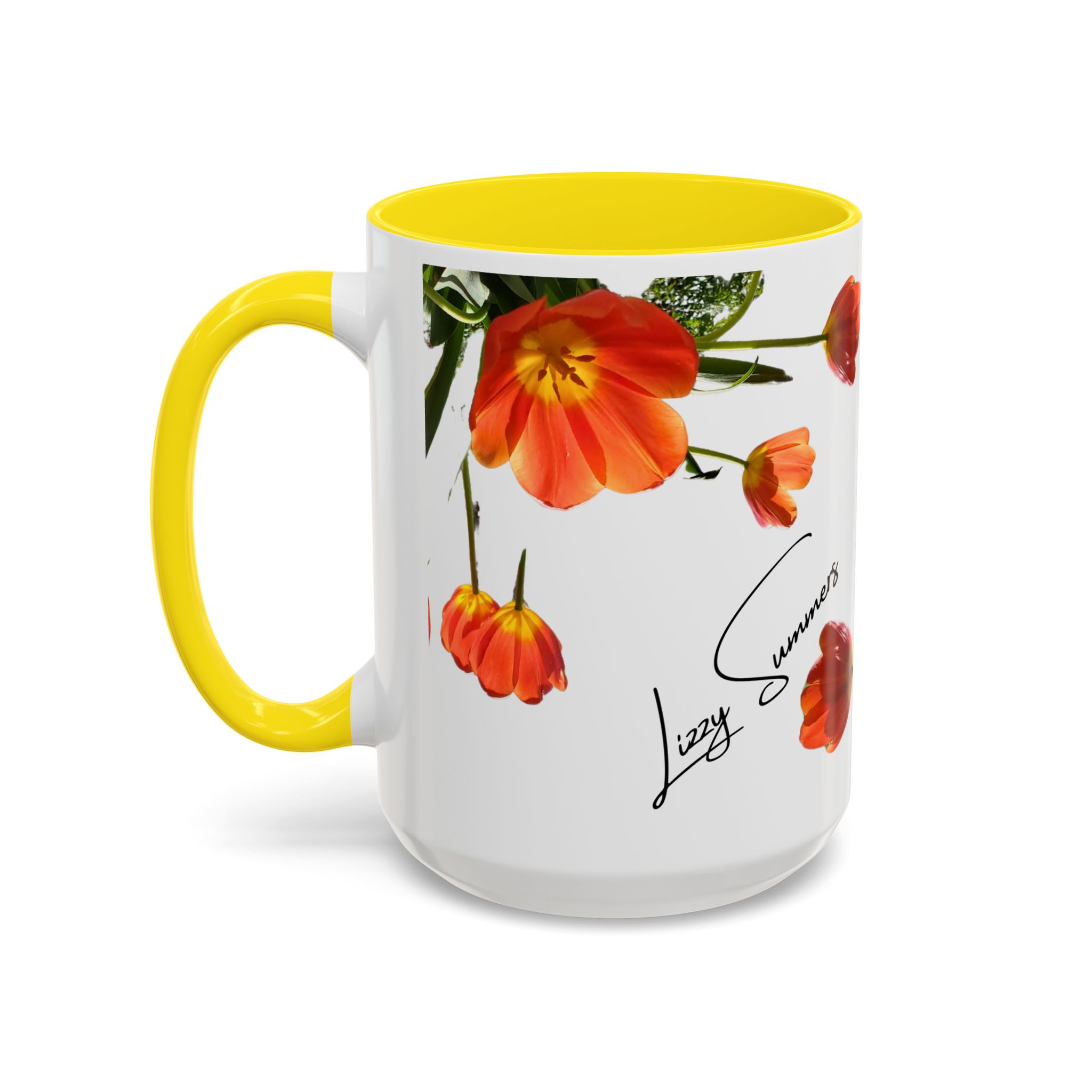 Coffee Mug Tulips on White - Image 31