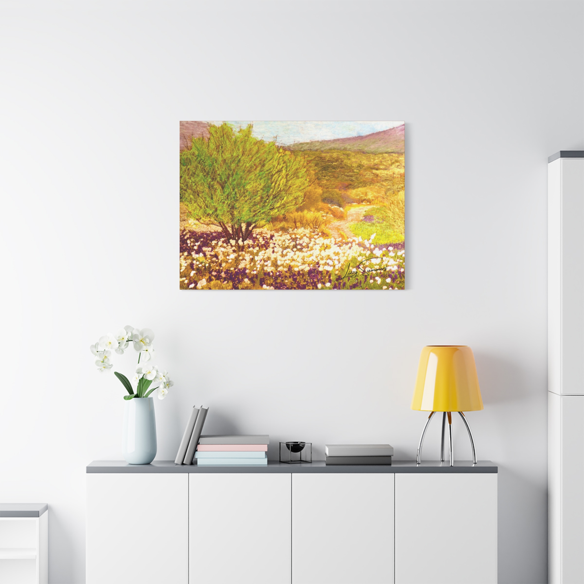 Matte Canvas, Stretched, 1.25" Hill Country pastel - Image 19