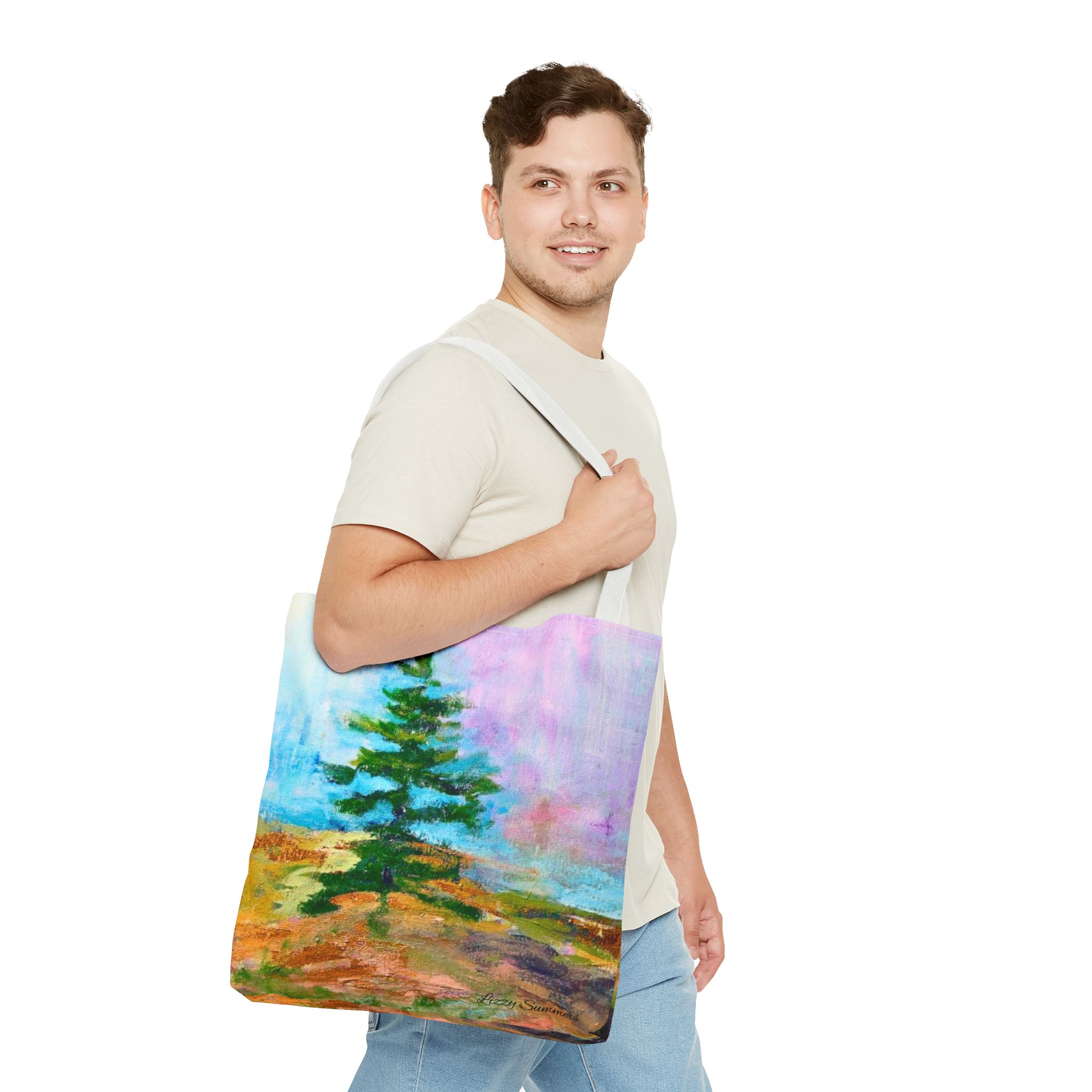 Nature-Inspired Tote Bag with Original Tree Painting by Elisabeth Summers - Image 35
