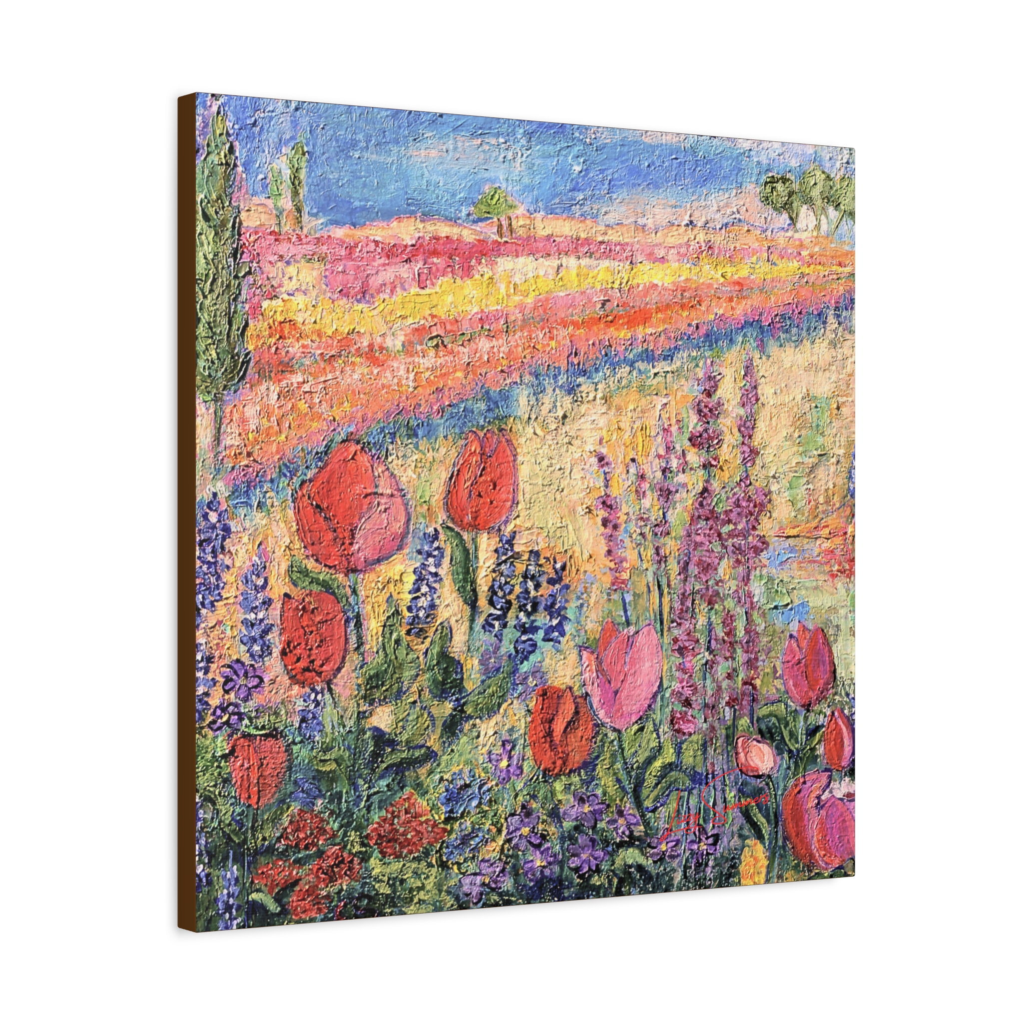 Matte Canvas, Stretched, 1.25" Tulips and Friends - Image 10