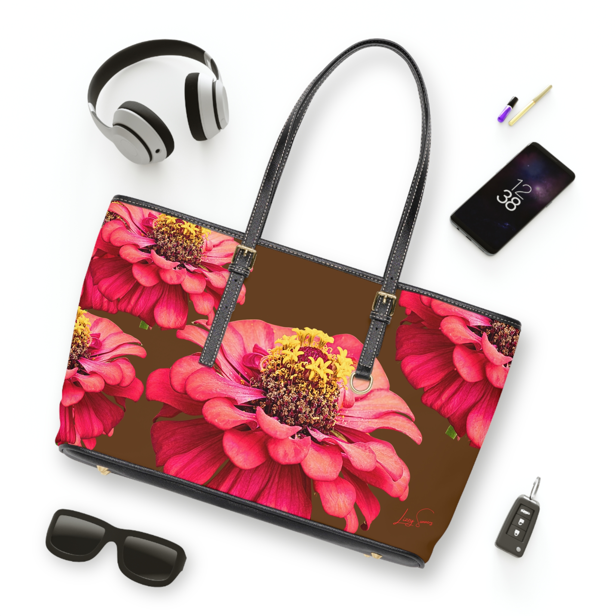 Shoulder Bag Pink Zinnia - Image 3