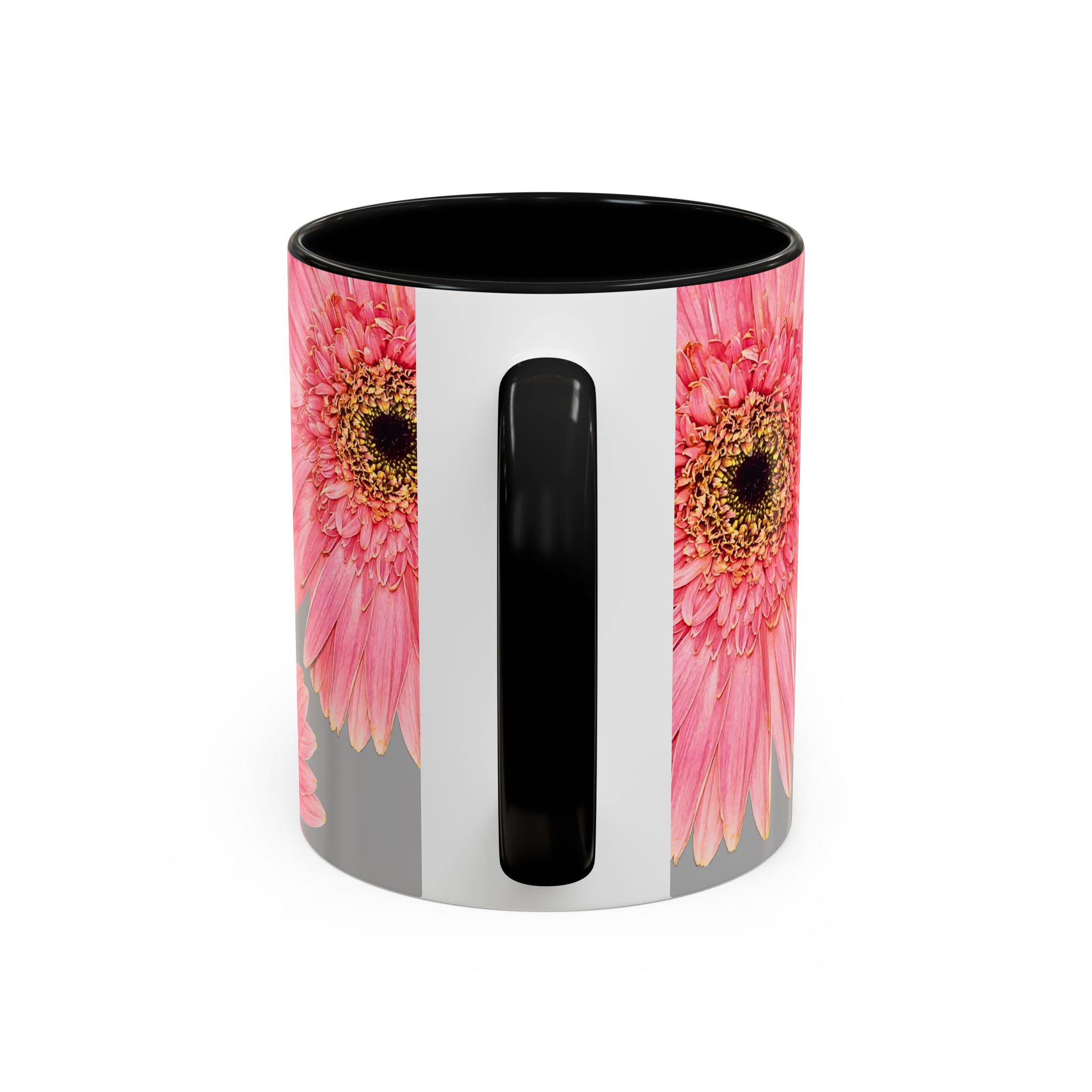Coffee Mug Pink Flower - Image 4