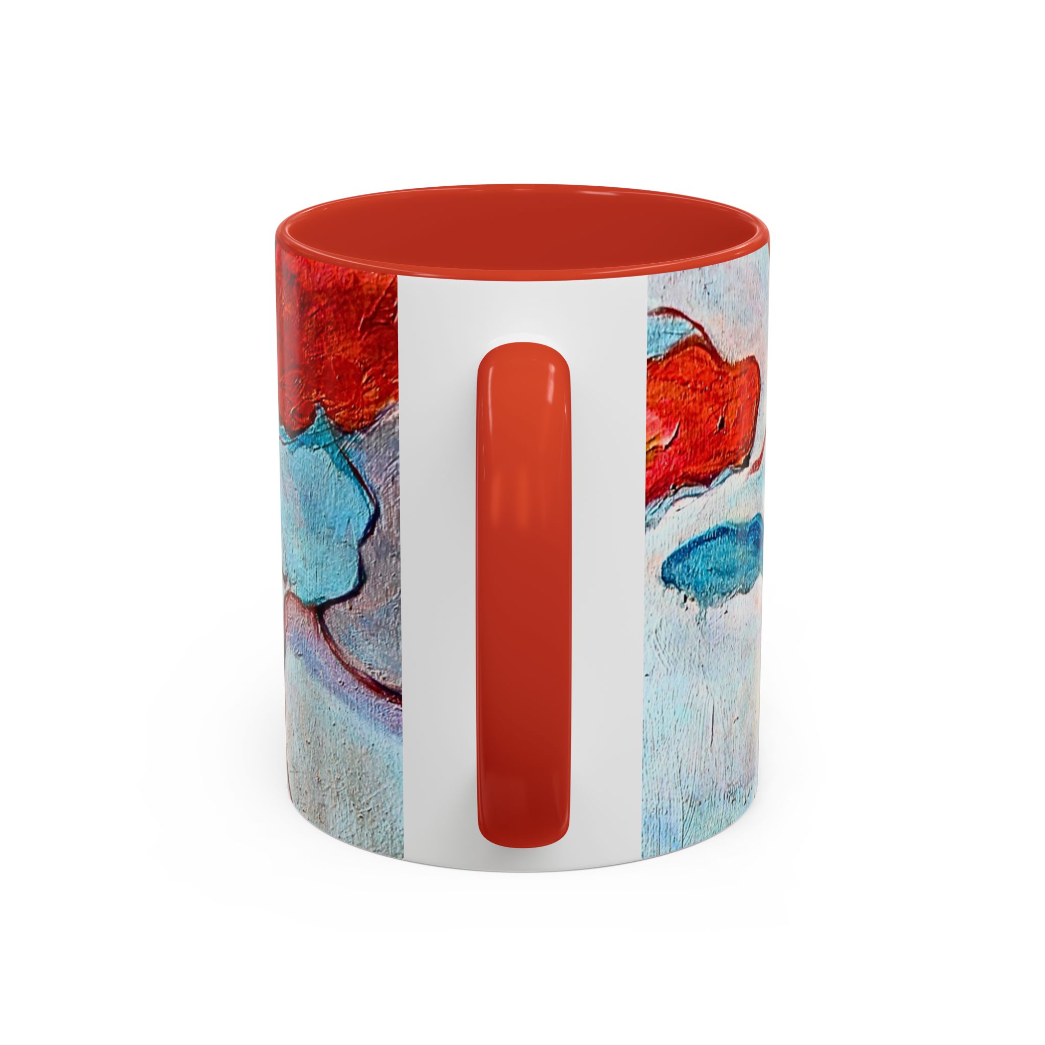 Coffee Mug Red leaves floating - Image 4