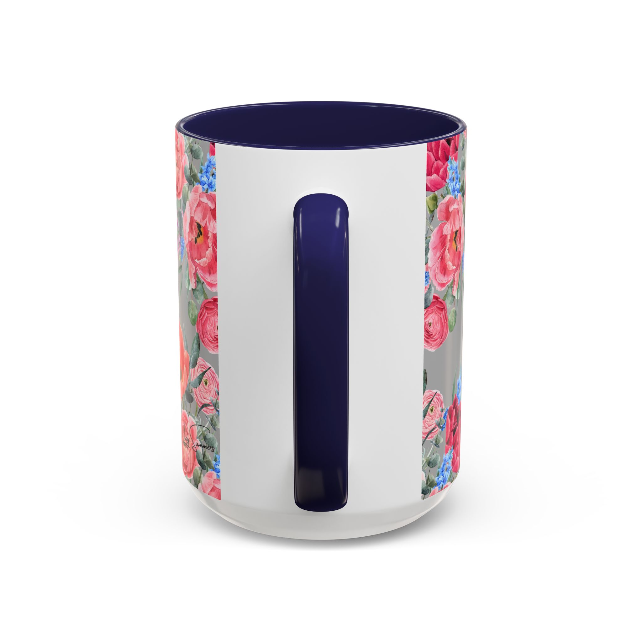 Bloom Time Grey Accent Coffee Mug - Image 20