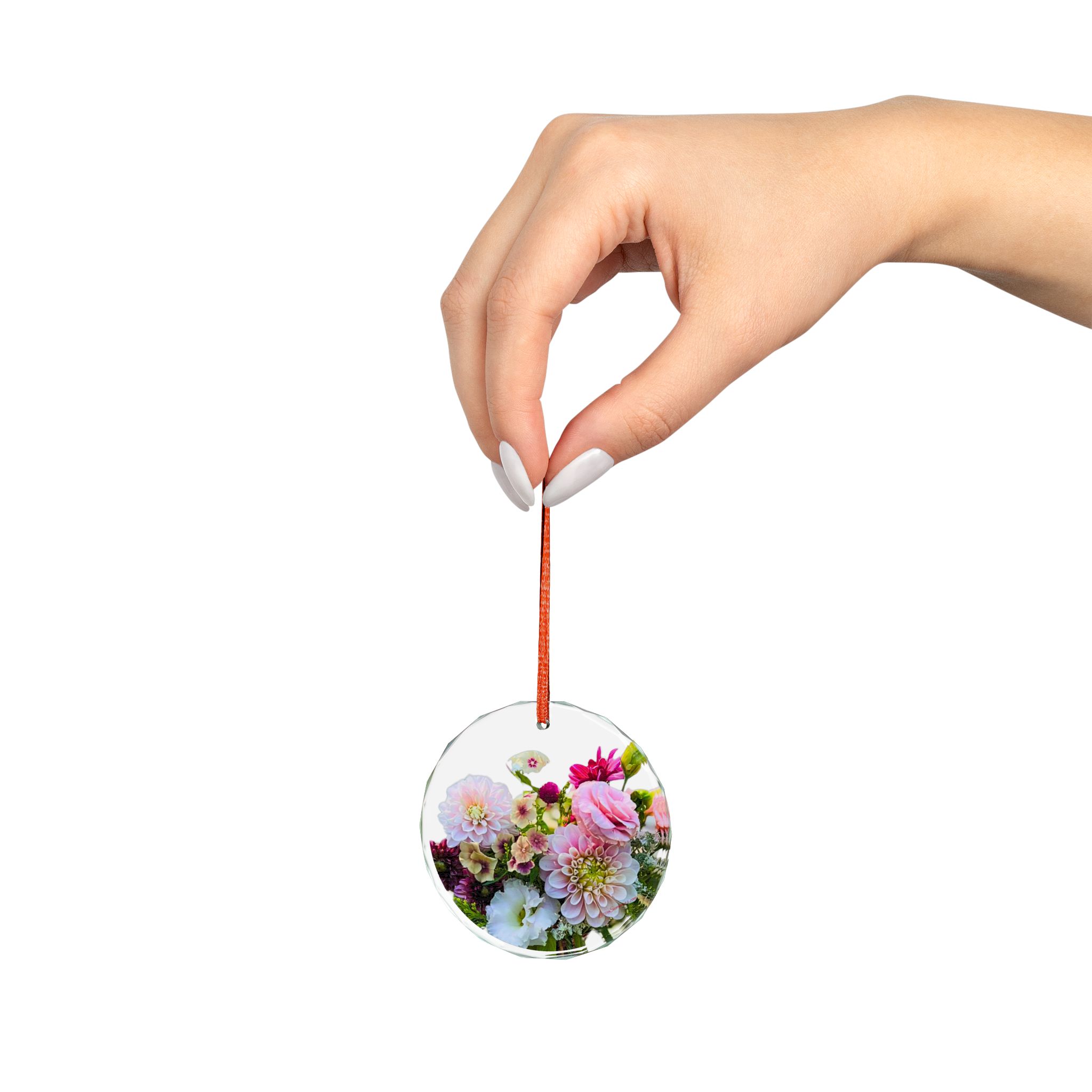 Glass Ornament Flower Bouquet - Image 8