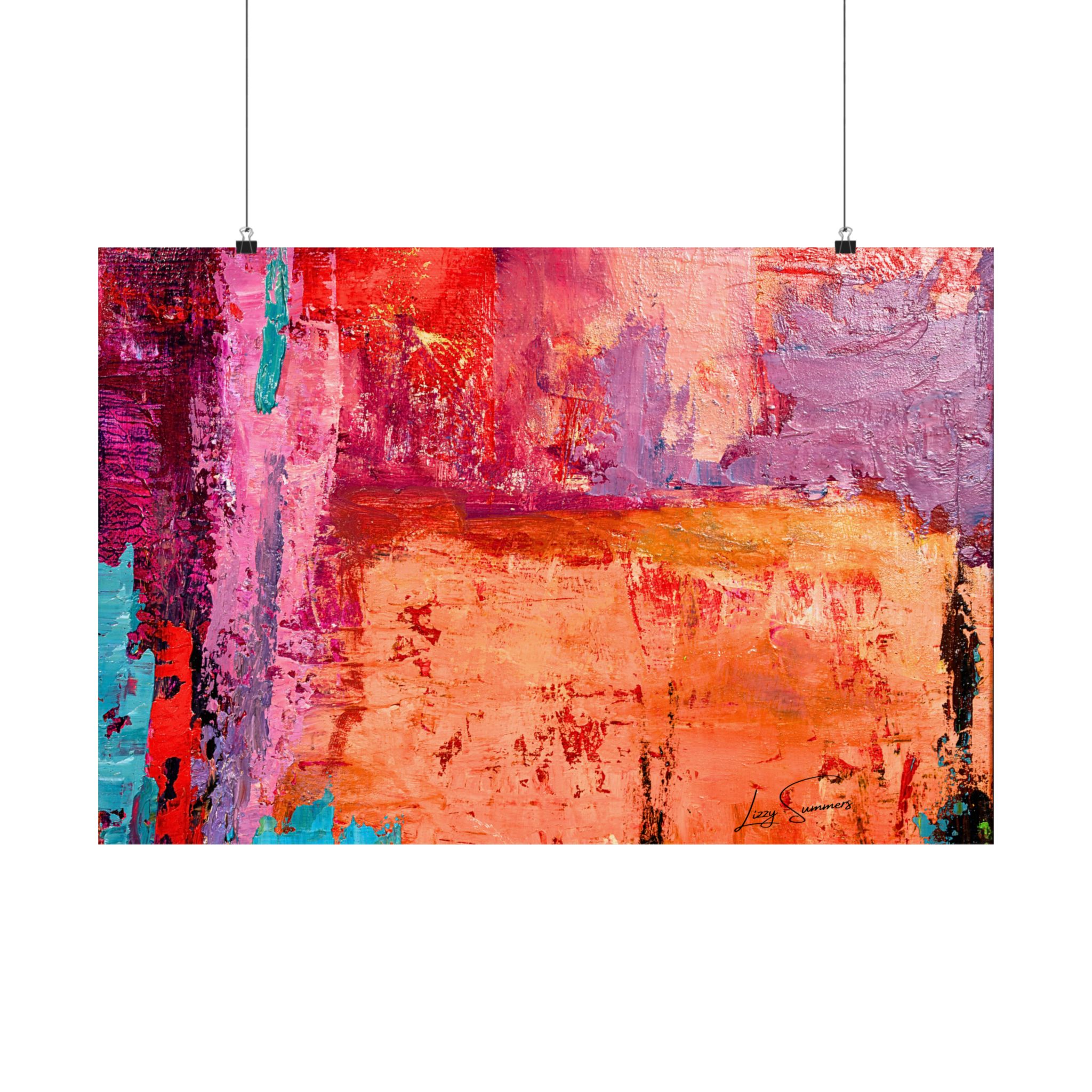 Poster Orange Abstract Painterly - Image 10