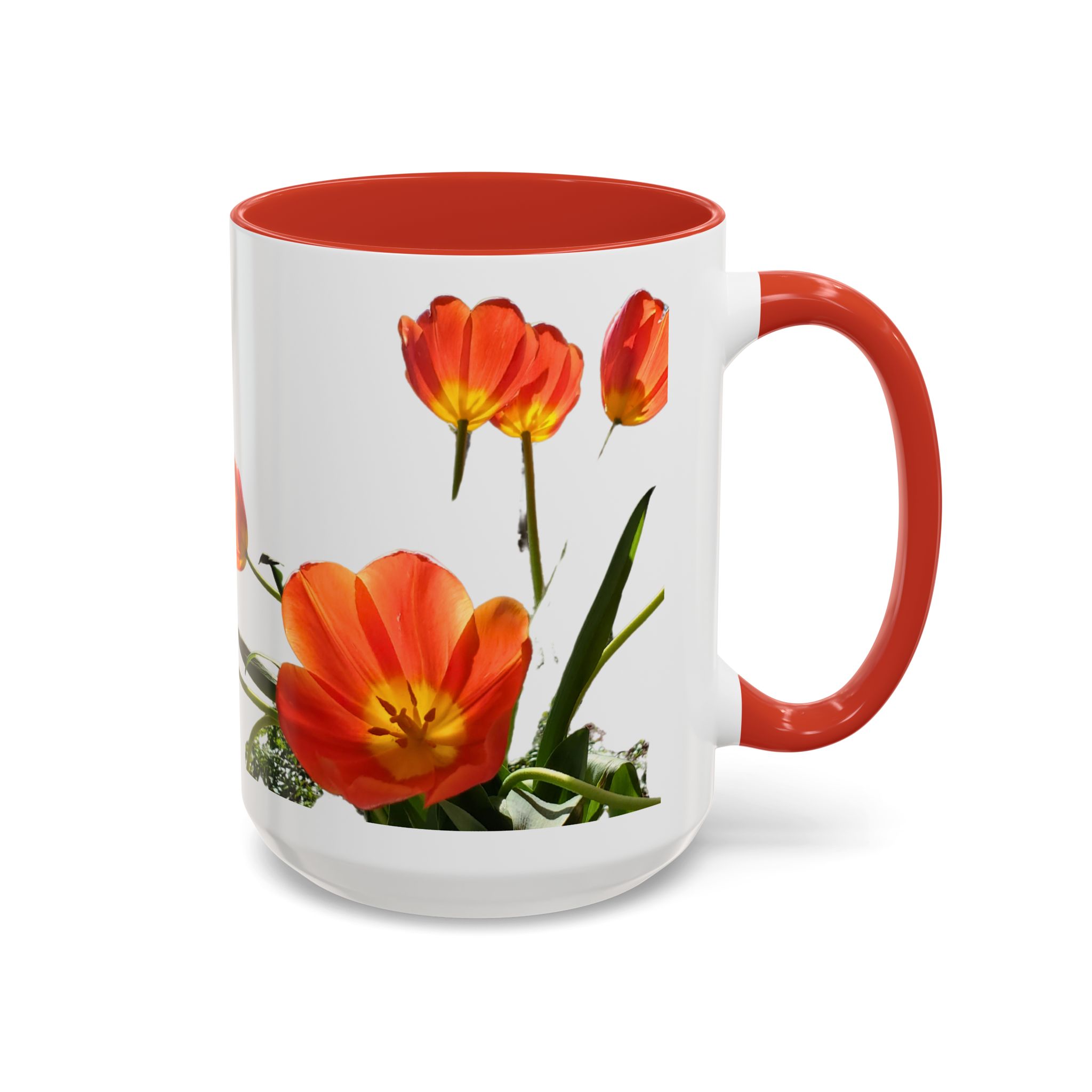 Coffee Mug Tulips on White - Image 14