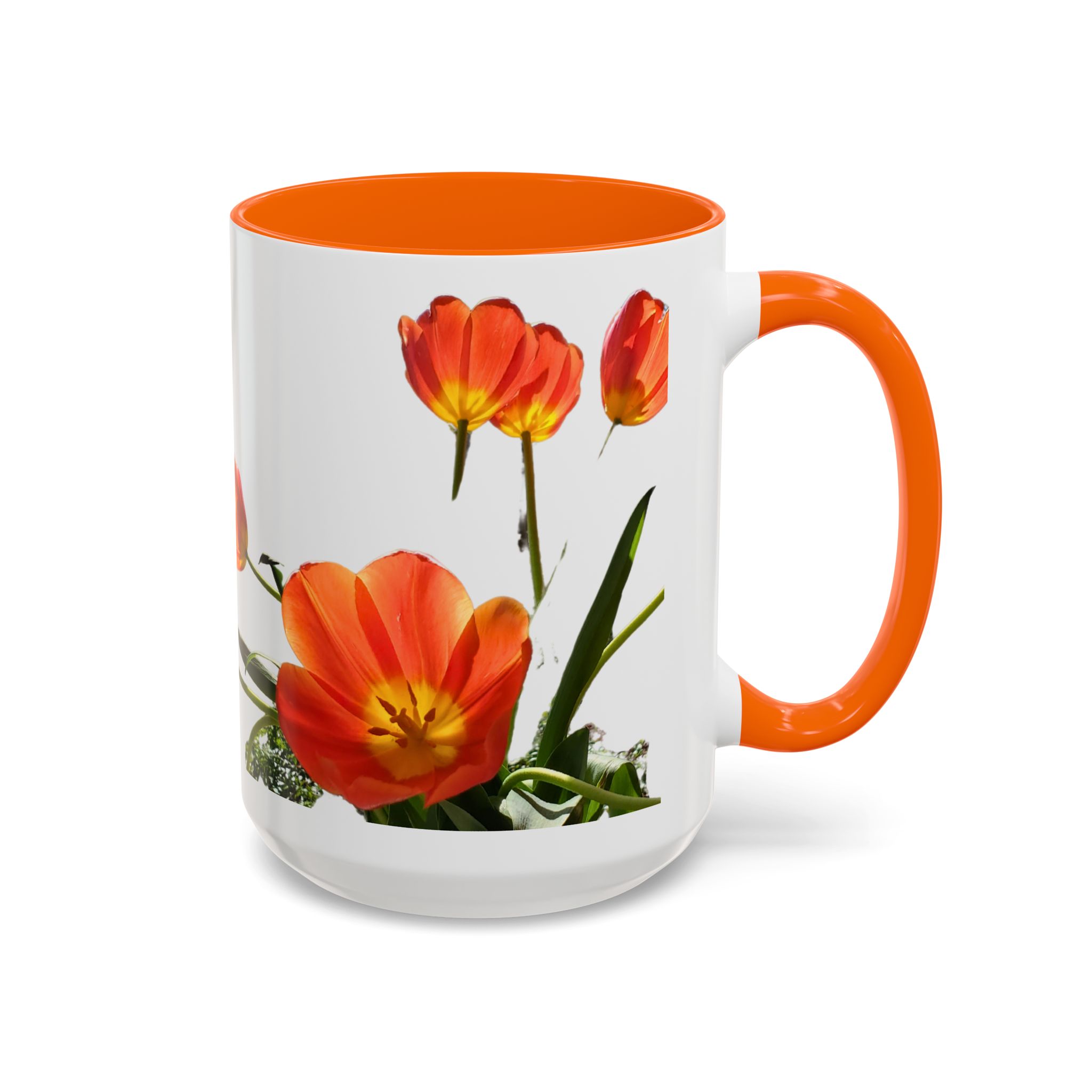 Coffee Mug Tulips on White - Image 26