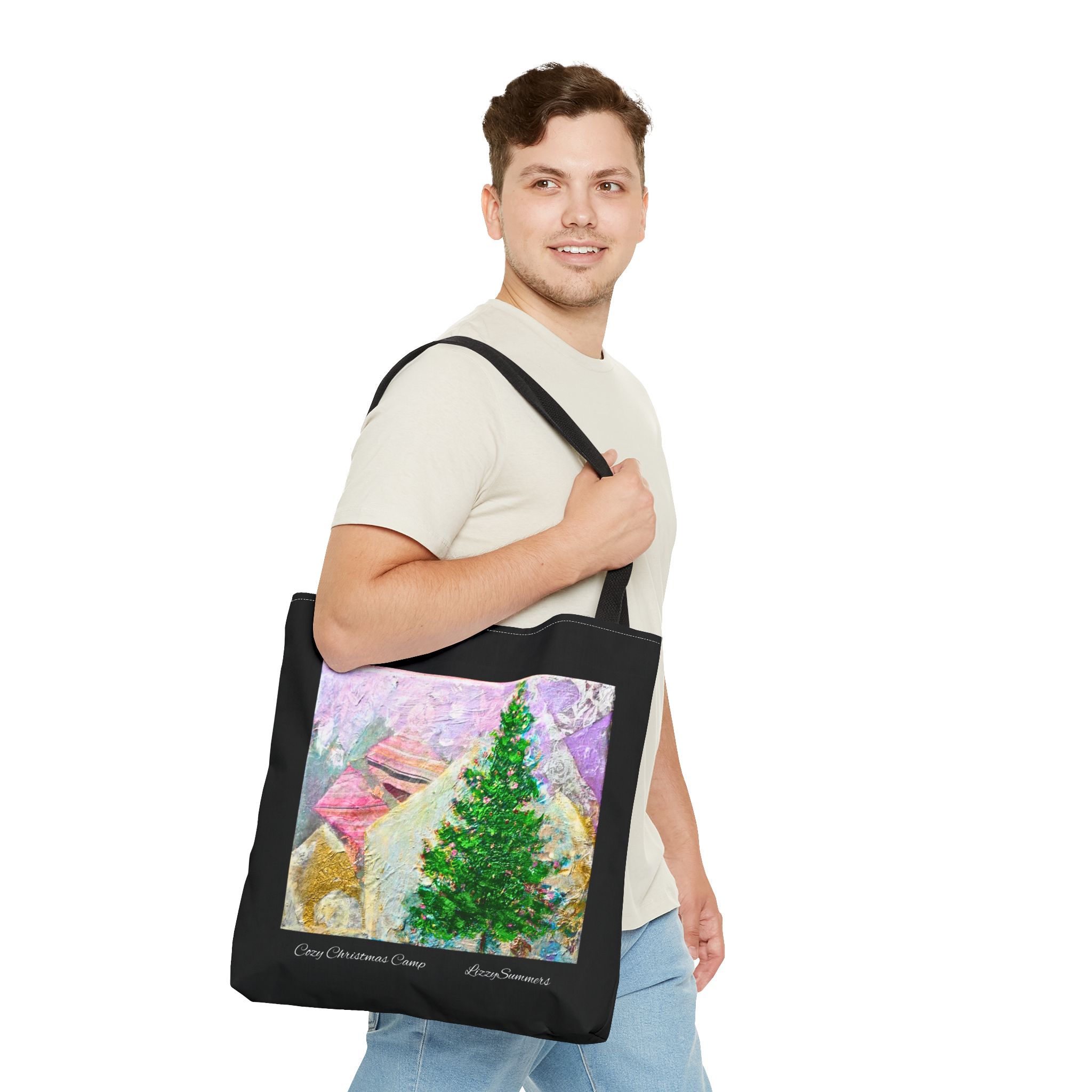 Tree Painting Tote Bag - Nature-Inspired Charm for Nature Lovers and Art Enthusiasts - Image 11