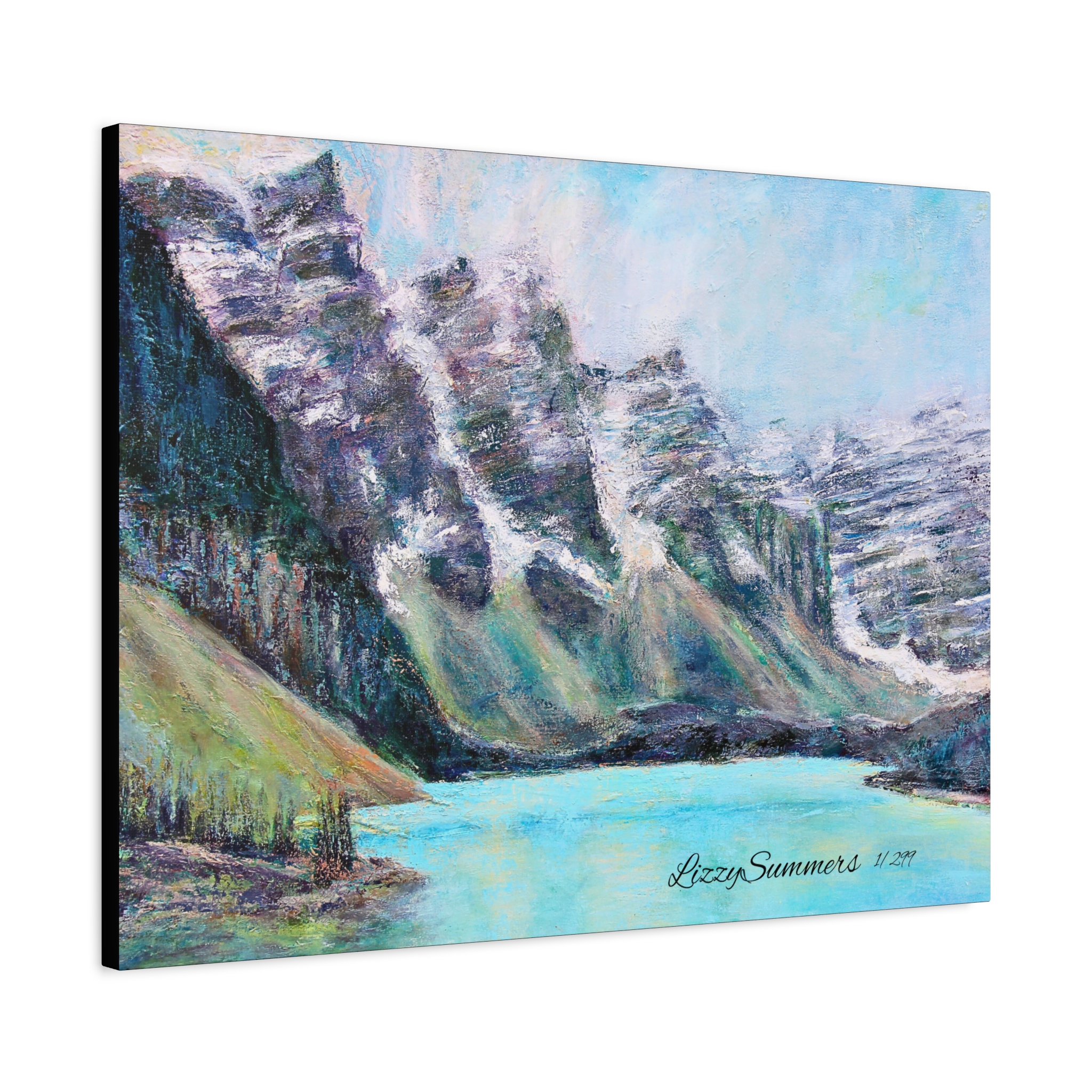 Matte Canvas, Stretched, 1.25" Moraine Lake, Canada - Image 14