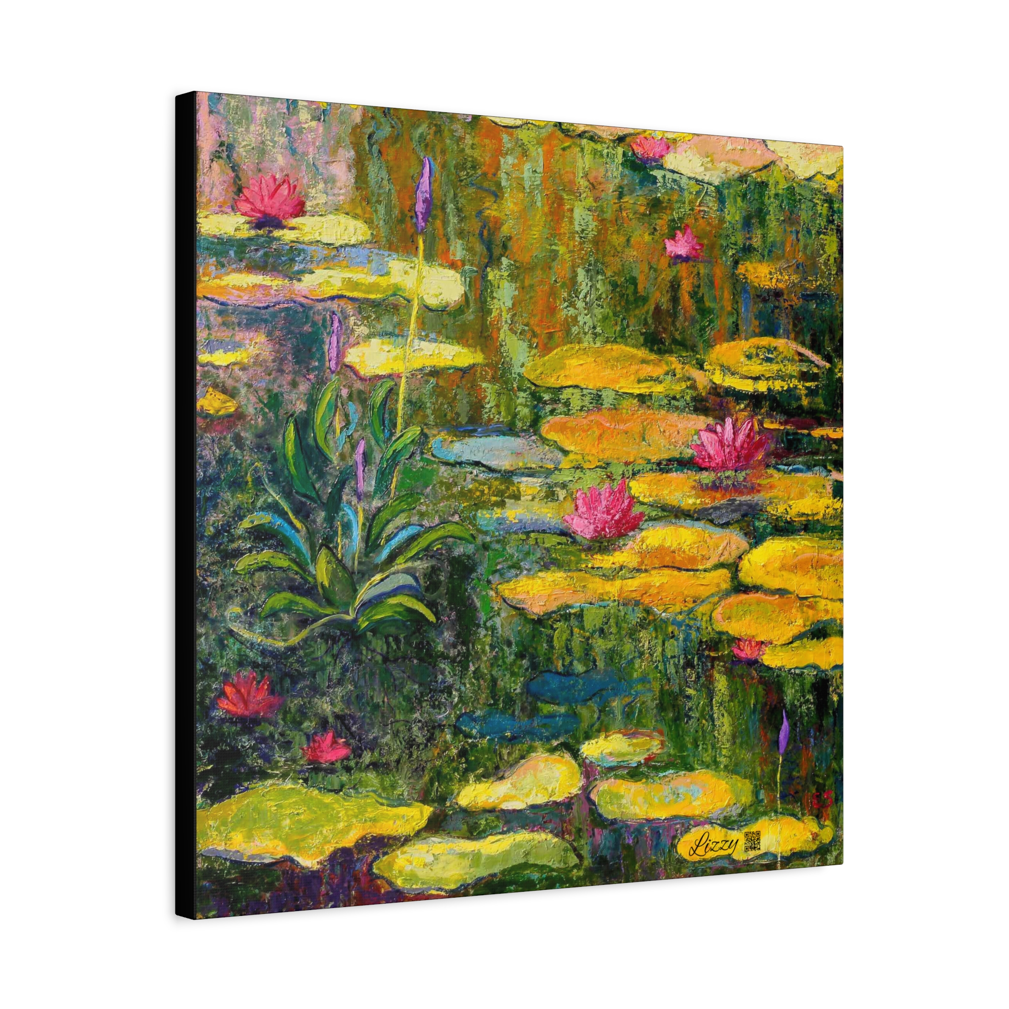 Canvas Print -Impressionistic Waterlilies - Image 18
