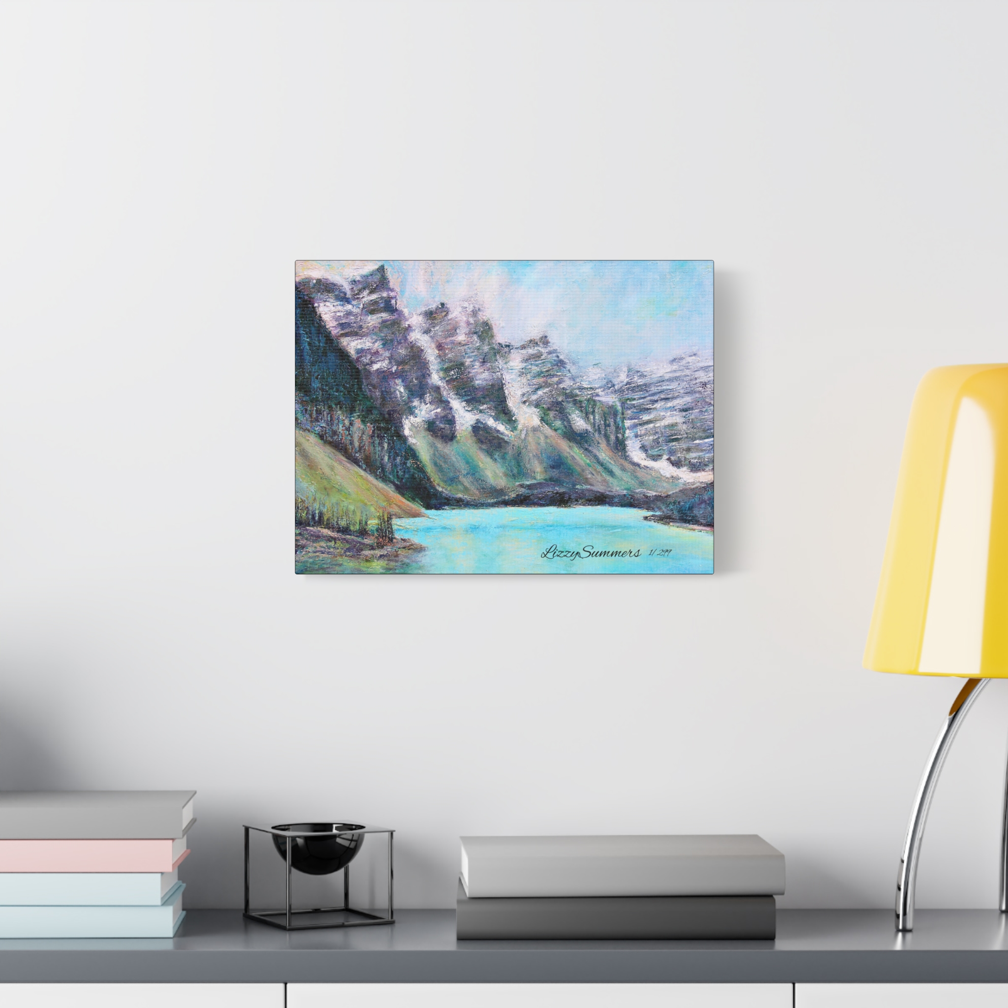 Matte Canvas, Stretched, 1.25" Moraine Lake, Canada - Image 7