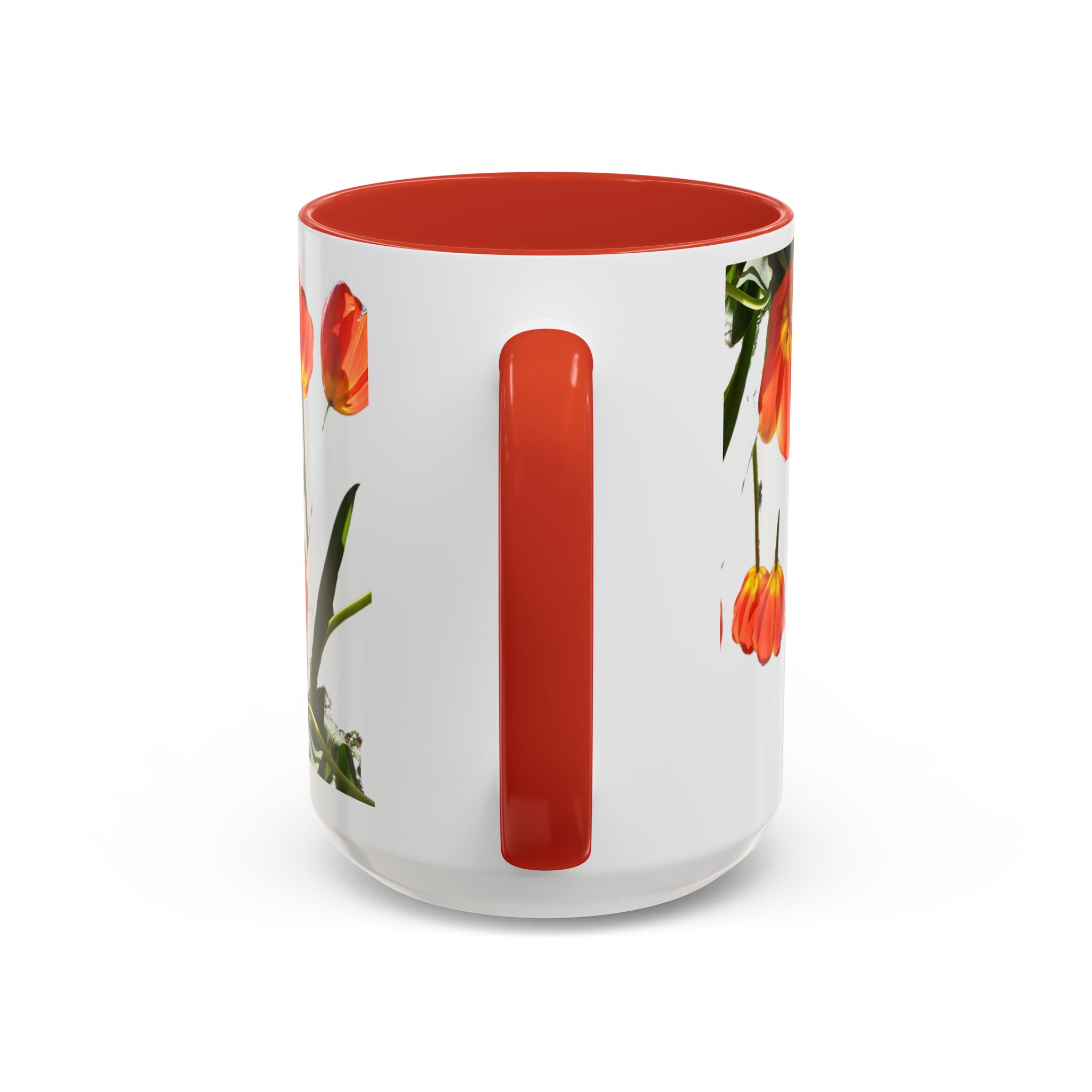 Coffee Mug Tulips on White - Image 16