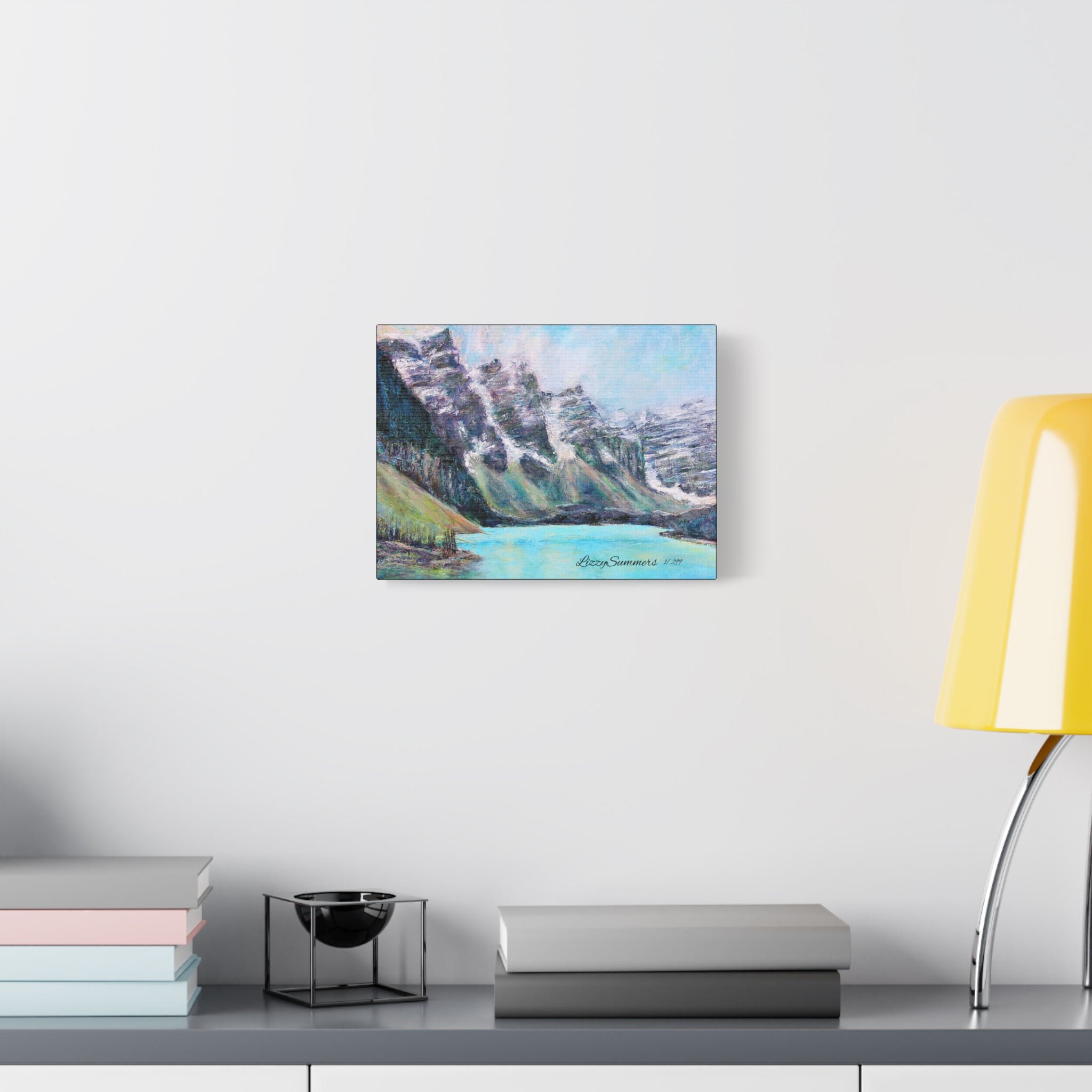 Matte Canvas, Stretched, 1.25" Moraine Lake, Canada - Image 3