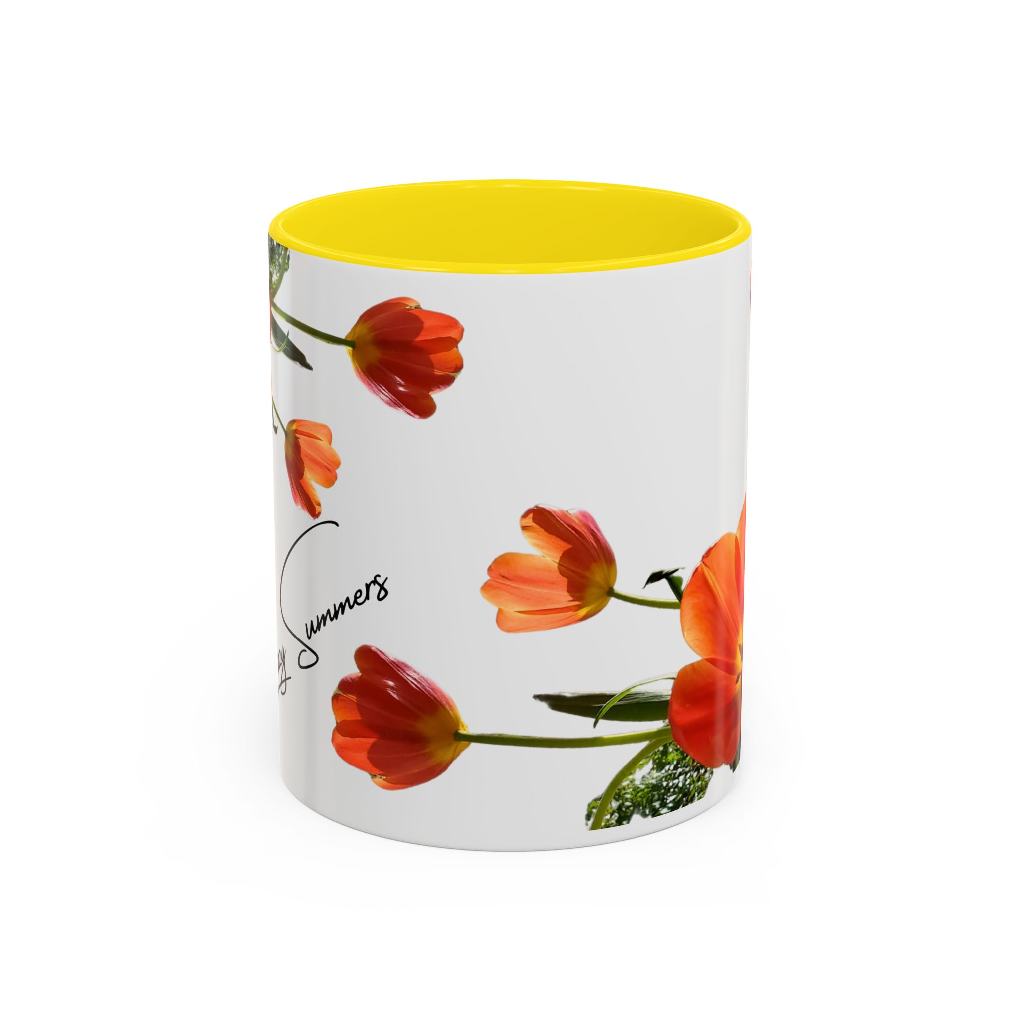 Coffee Mug Tulips on White - Image 21