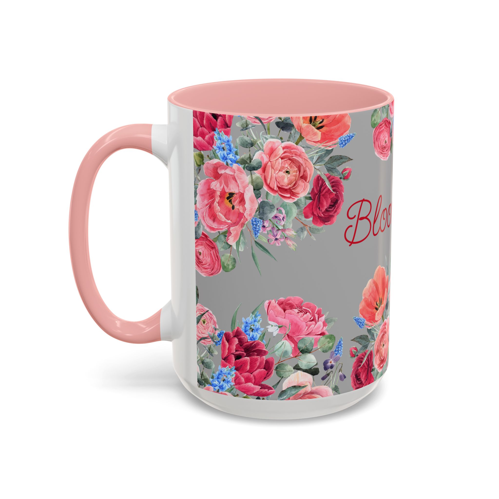 Bloom Time Grey Accent Coffee Mug - Image 23