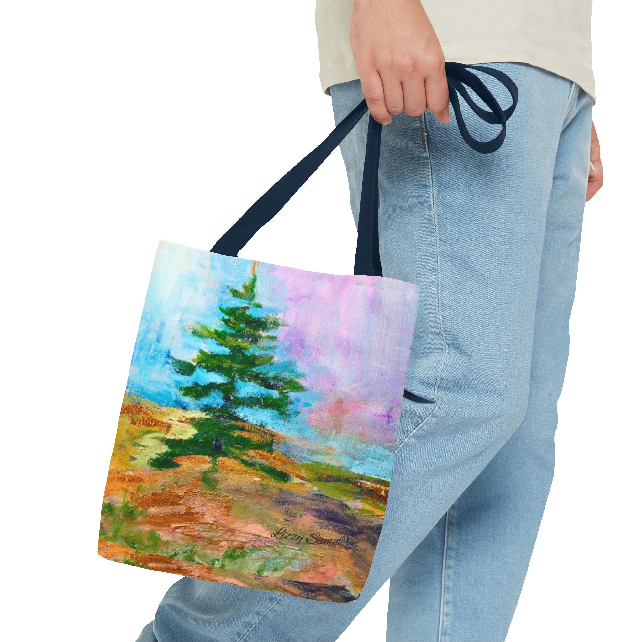 Nature-Inspired Tote Bag with Original Tree Painting by Elisabeth Summers - Image 51