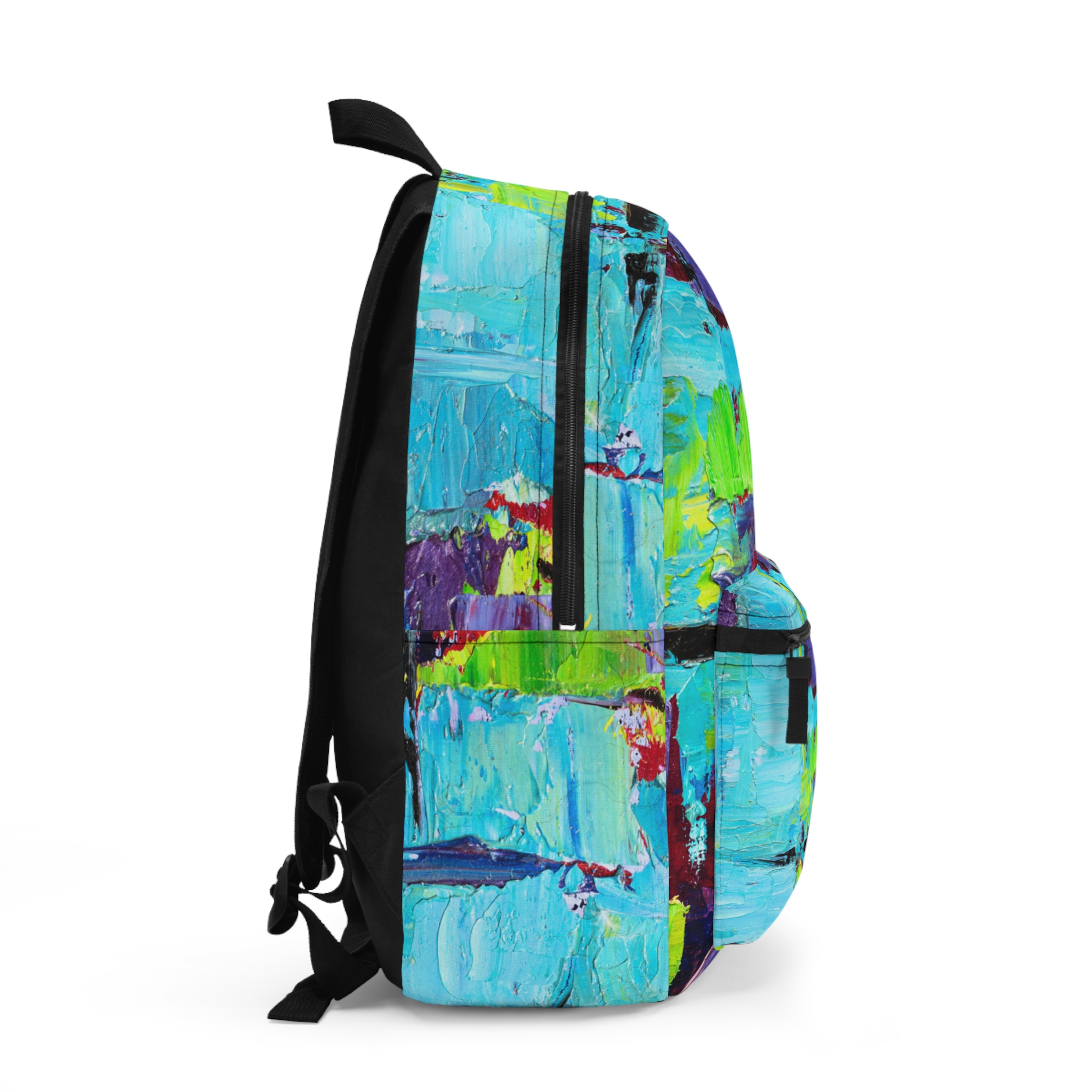 Backpack Bold Red and Sky Blue - Image 2