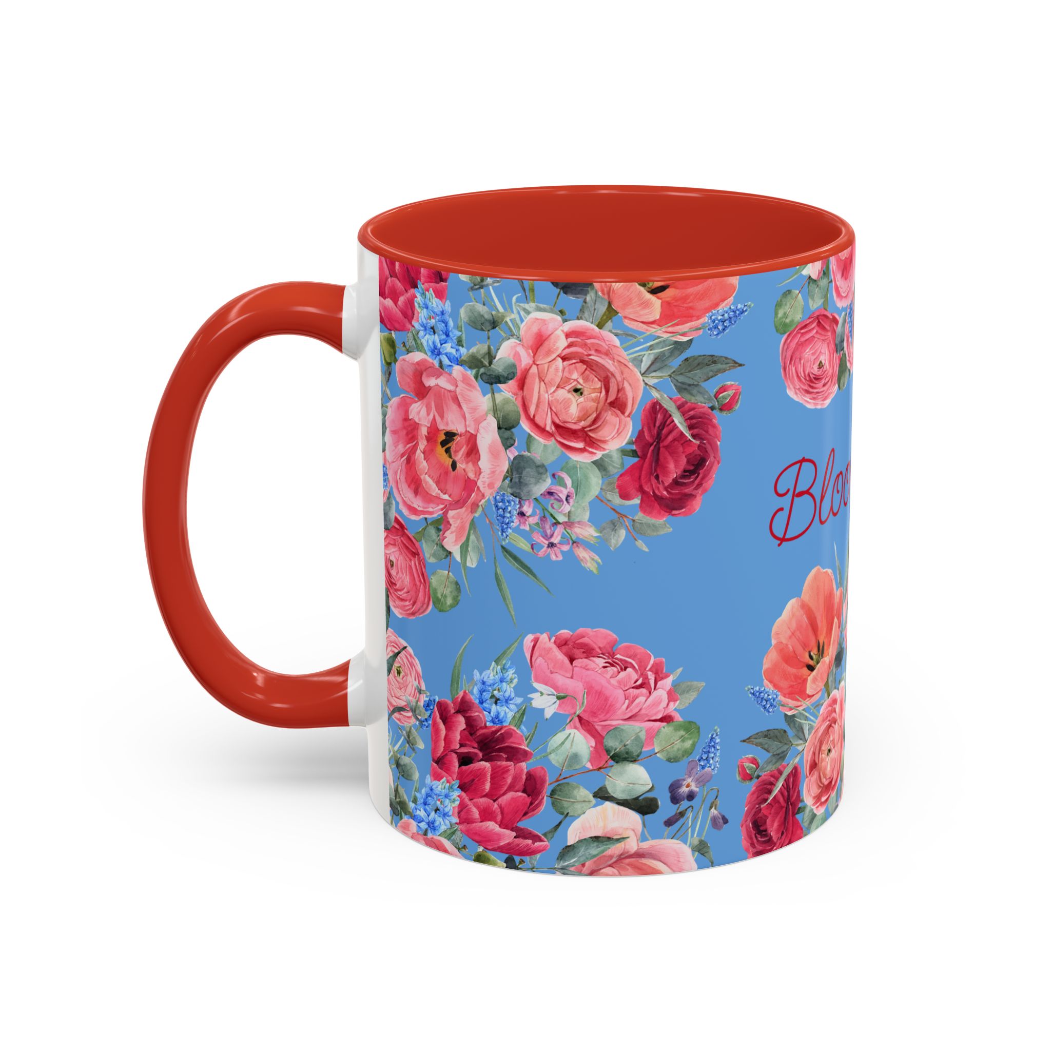 Coffee Mug  Bloom Time Blue - Image 11