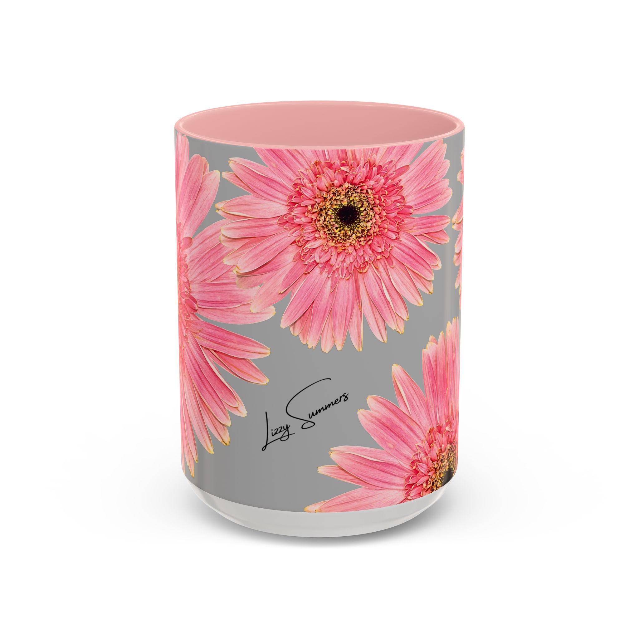 Coffee Mug Pink Flower - Image 13