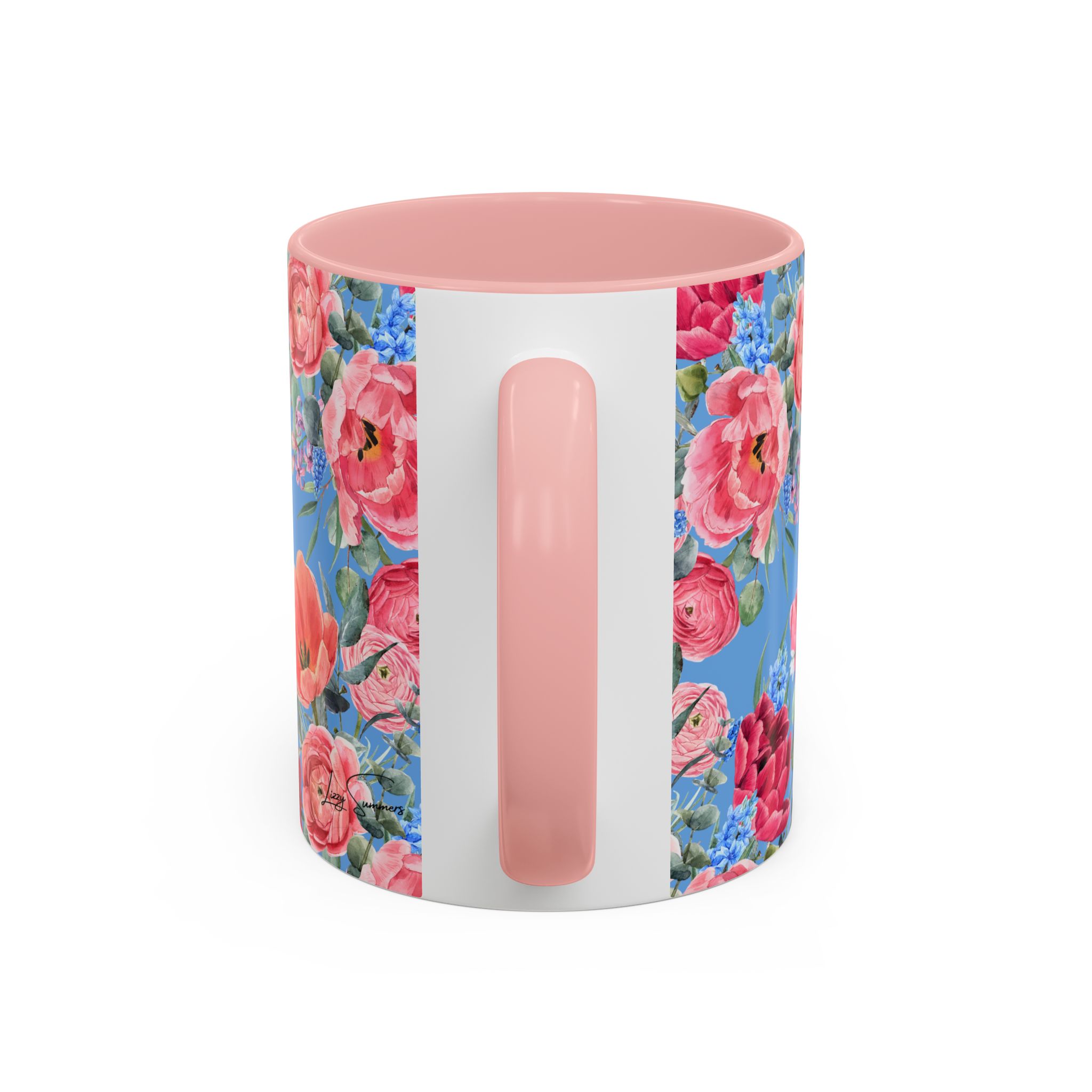 Coffee Mug  Bloom Time Blue - Image 8