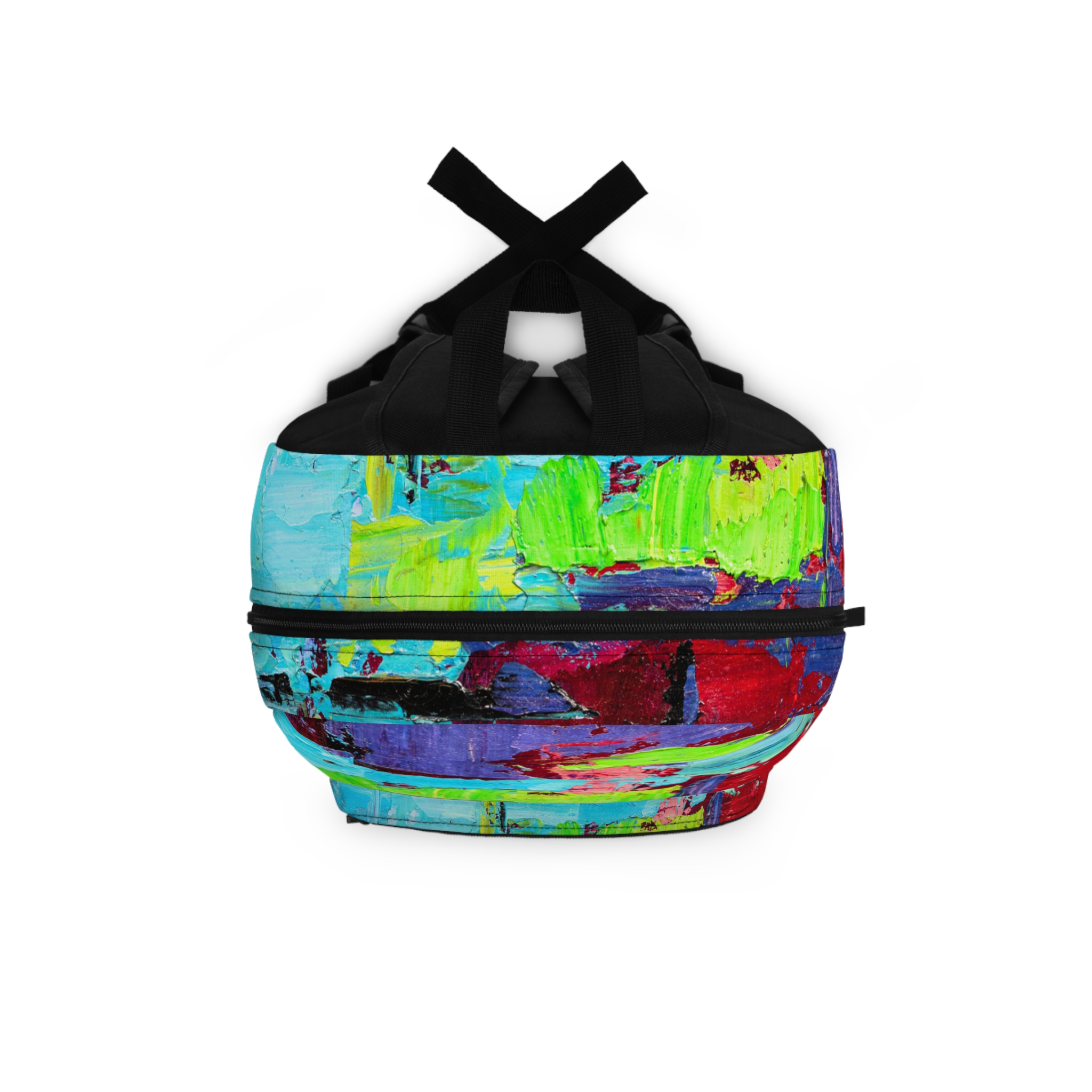 Backpack Bold Red and Sky Blue - Image 4